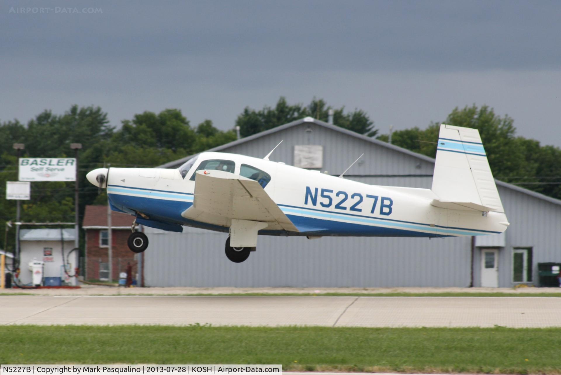 N5227B, 1956 Mooney M20 C/N 1090, Mooney M20