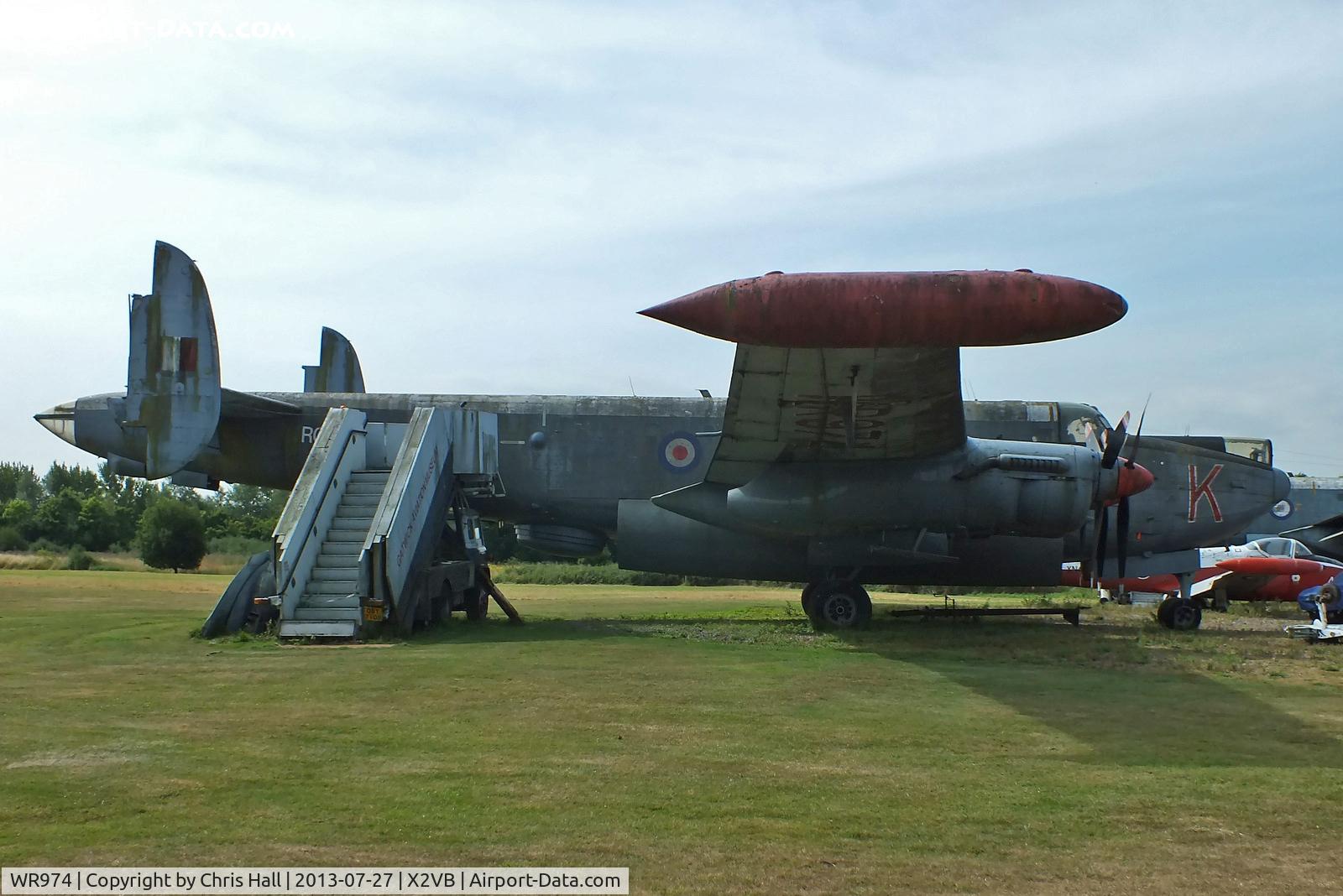 WR974, 1957 Avro 716 Shackleton MR.3/3 C/N Not found WR974, displayed at the Gatwick Aviation Museum