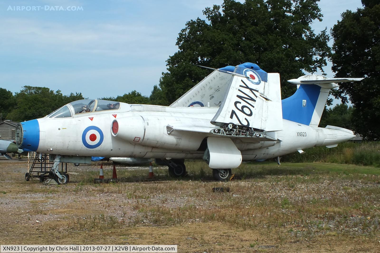 XN923, 1962 Blackburn Buccaneer S.1 C/N B3-03-61, displayed at the Gatwick Aviation Museum