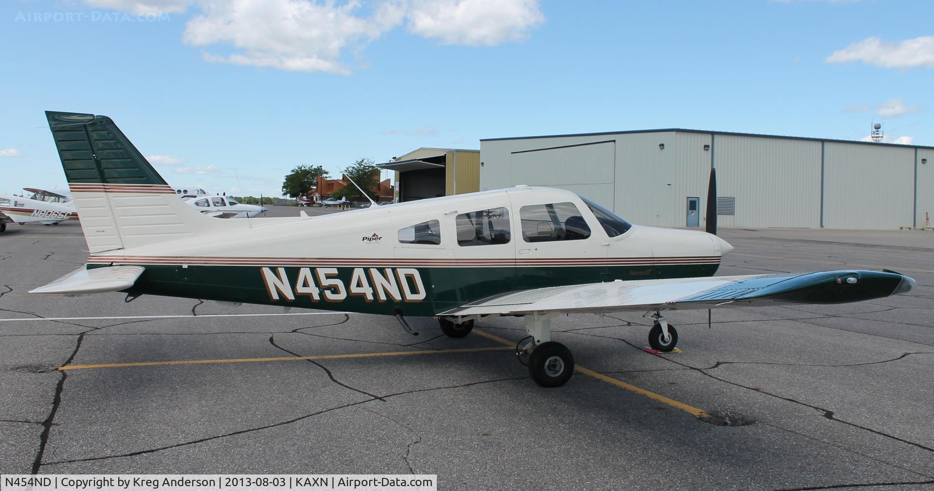 N454ND, 2007 Piper PA-28-161 C/N 2842290, Piper PA-28-161 Warrior on the line.