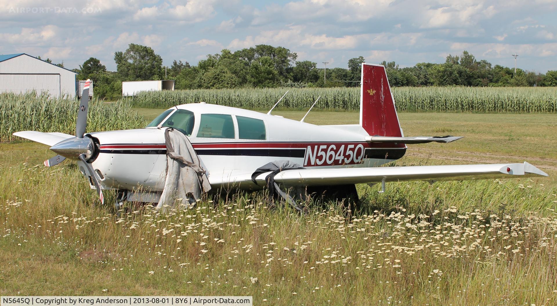 N5645Q, 1965 Mooney M20C Ranger C/N 3021, Mooney M20C in Clear Lake, MN.