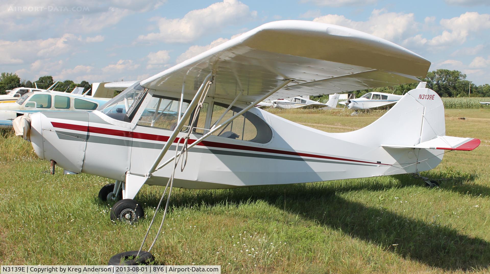 N3139E, 1946 Champion 7AC C/N 7AC-6736, Champion Aeronca 7AC Champ in Clear Lake, MN.