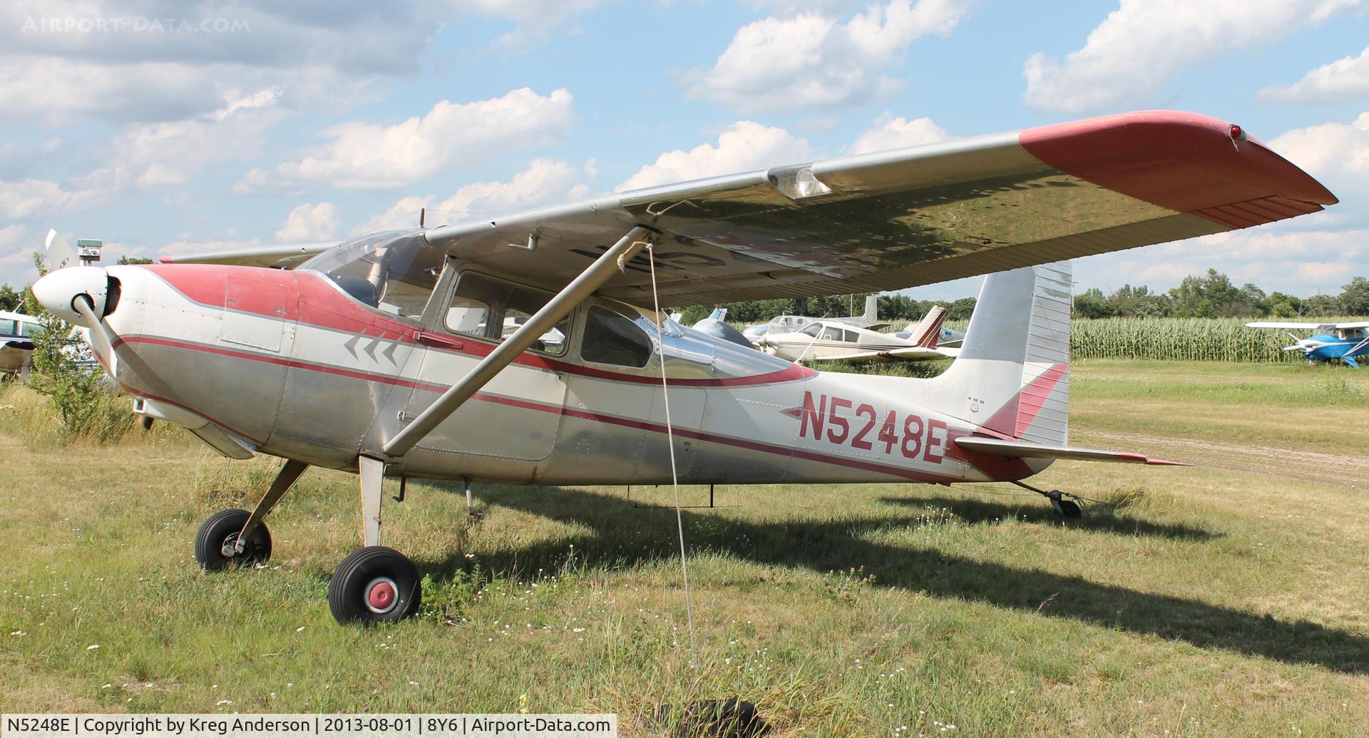 N5248E, 1959 Cessna 180B C/N 50548, Cessna 180B Skywagon in Clear Lake, MN.