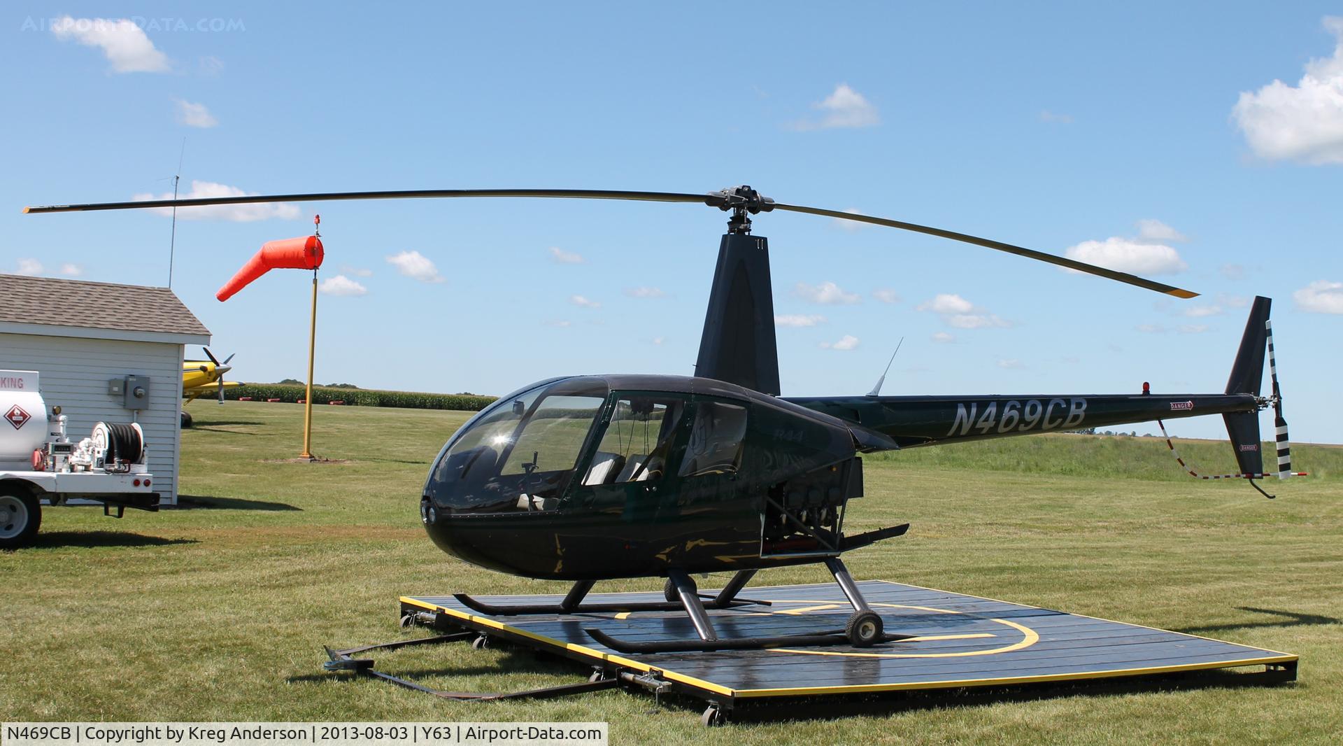 N469CB, 2002 Robinson R44 C/N 1203, 2013 Elbow Lake Fly-in