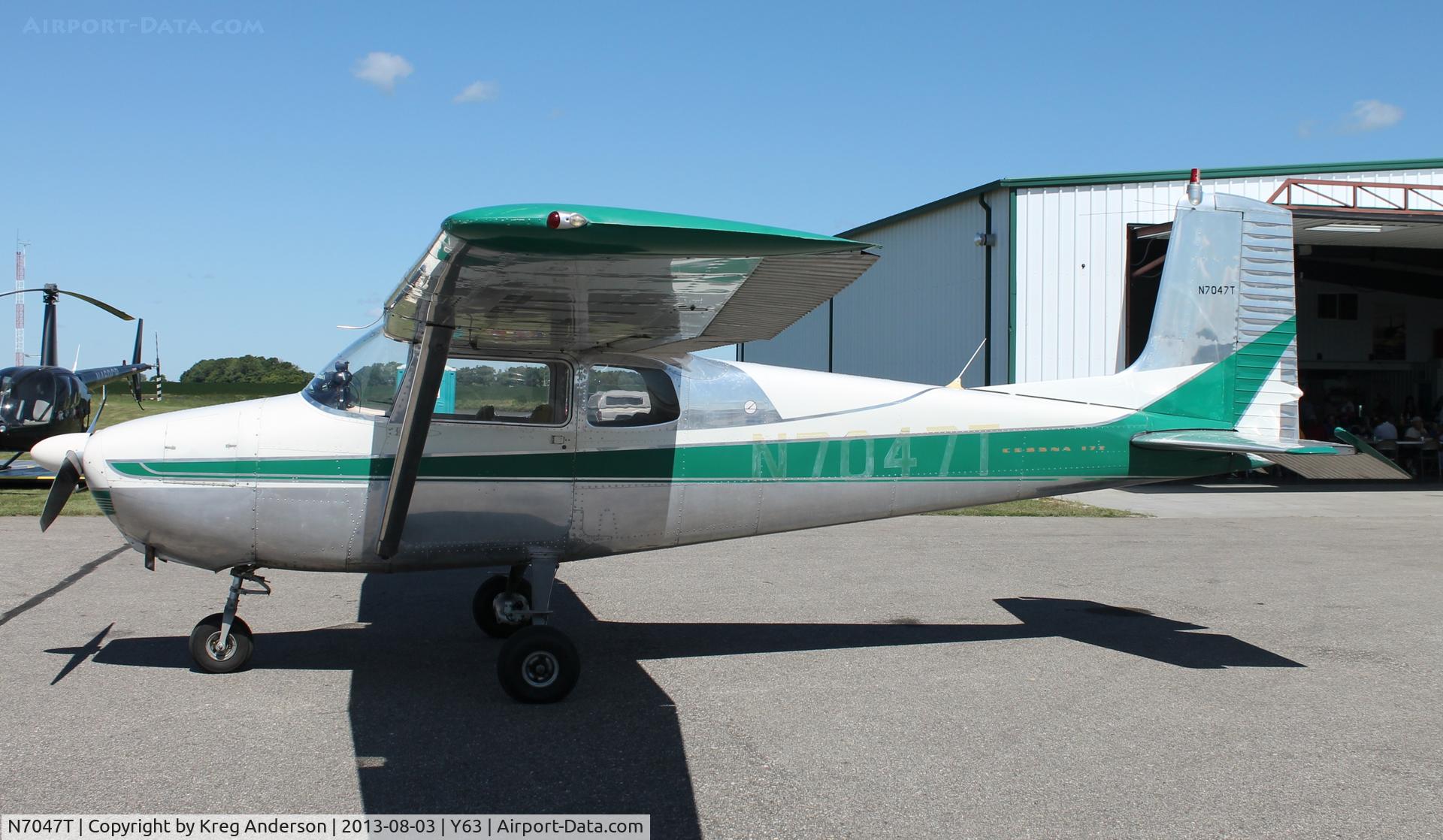 N7047T, 1959 Cessna 172 C/N 46647, 2013 Elbow Lake Fly-in
