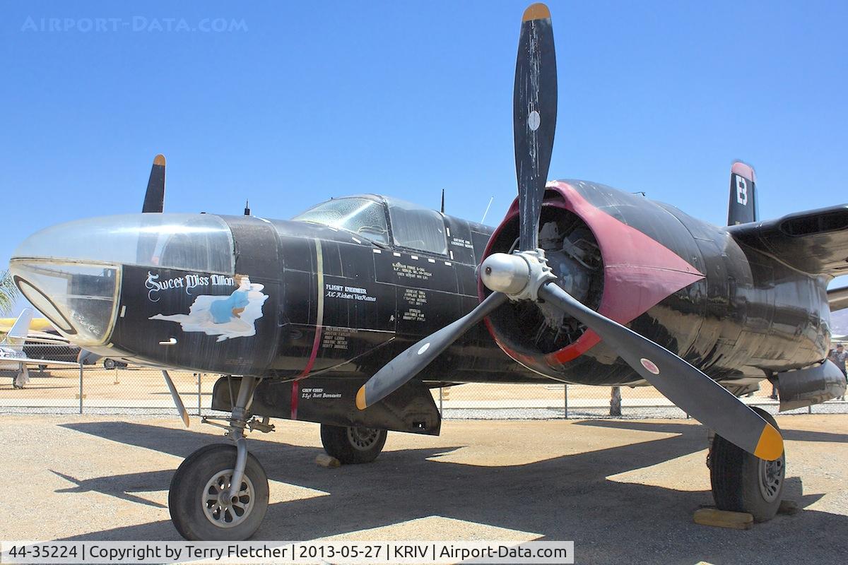 44-35224, 1944 Douglas A-26C Invader C/N 28503, At March AFB Museum , California