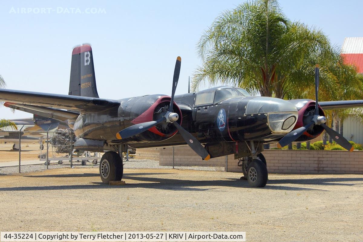 44-35224, 1944 Douglas A-26C Invader C/N 28503, At March AFB Museum , California