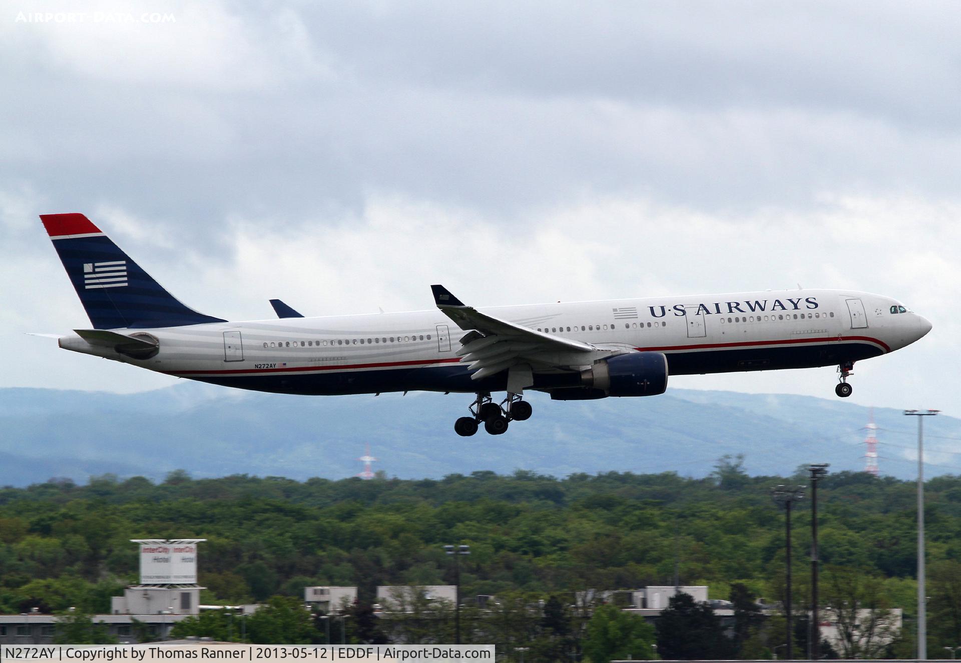 N272AY, 2000 Airbus A330-323 C/N 333, US Airways A330