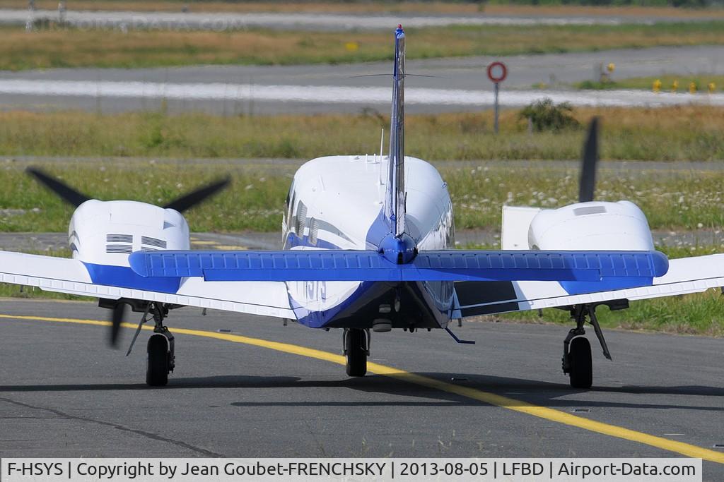 F-HSYS, 2012 Piper PA-34-220T Seneca V C/N 3449464, CM-CIC BAIL SA