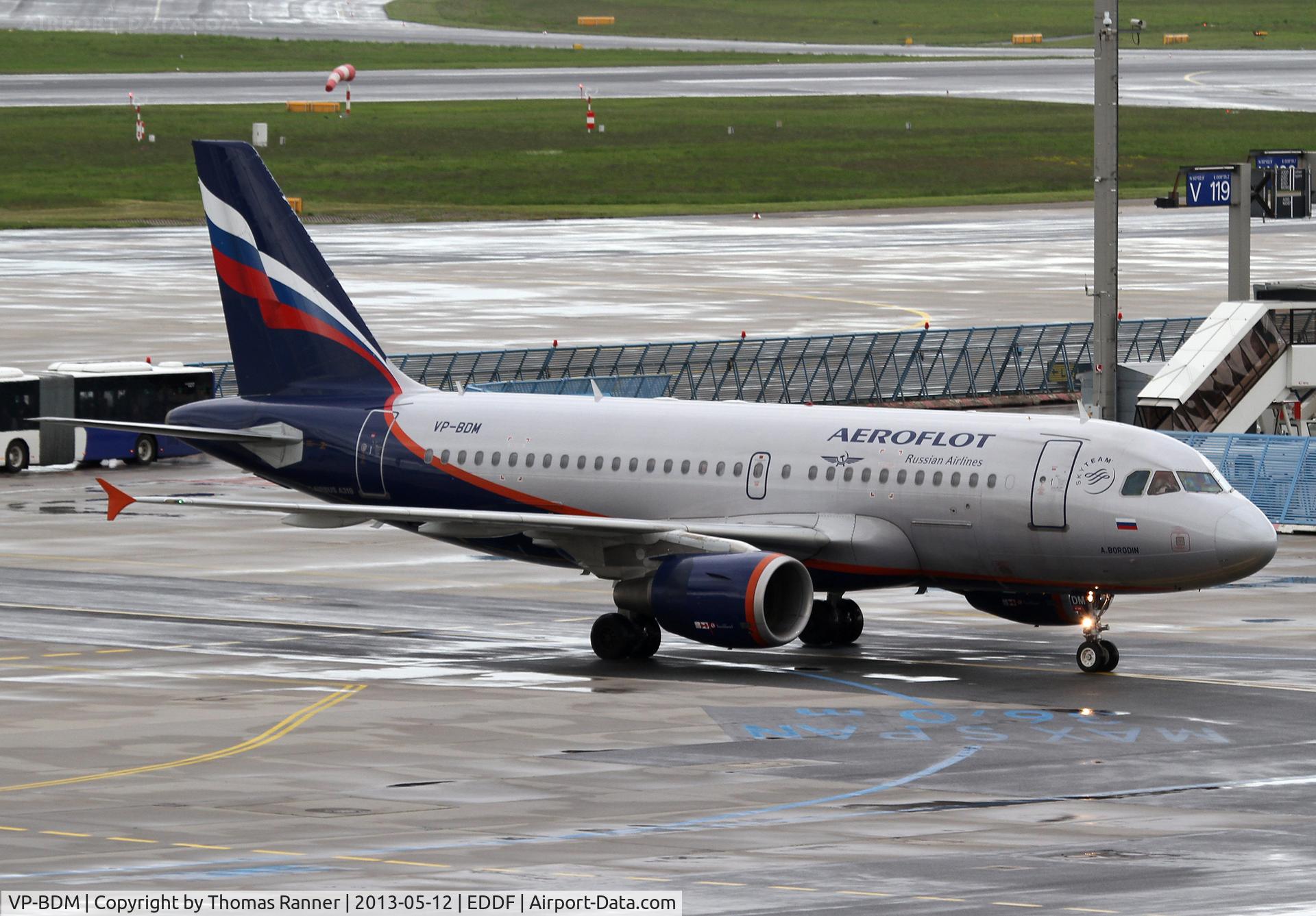 VP-BDM, 2003 Airbus A319-111 C/N 2069, Aeroflot A319
