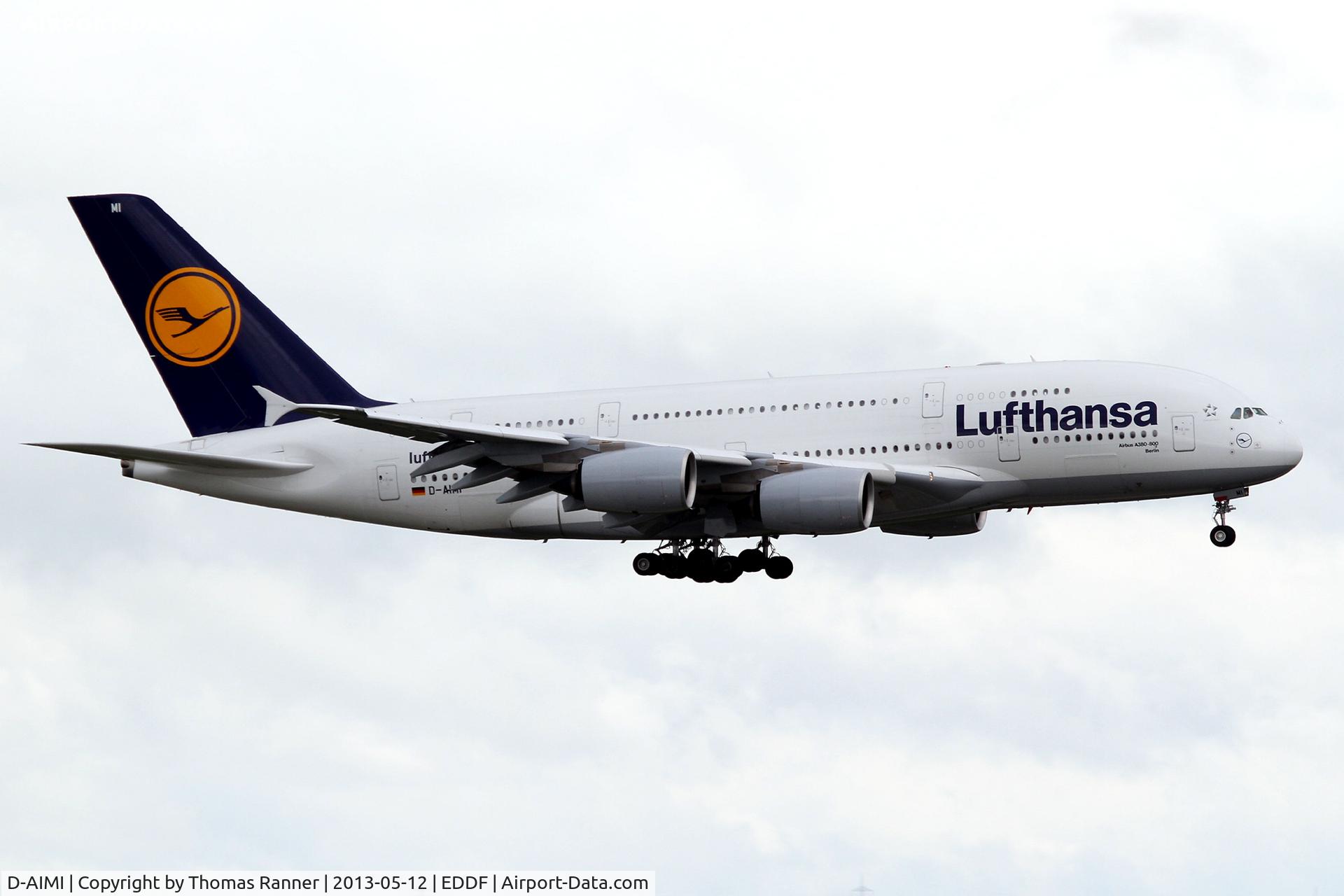 D-AIMI, 2011 Airbus A380-841 C/N 072, Lufthansa A380