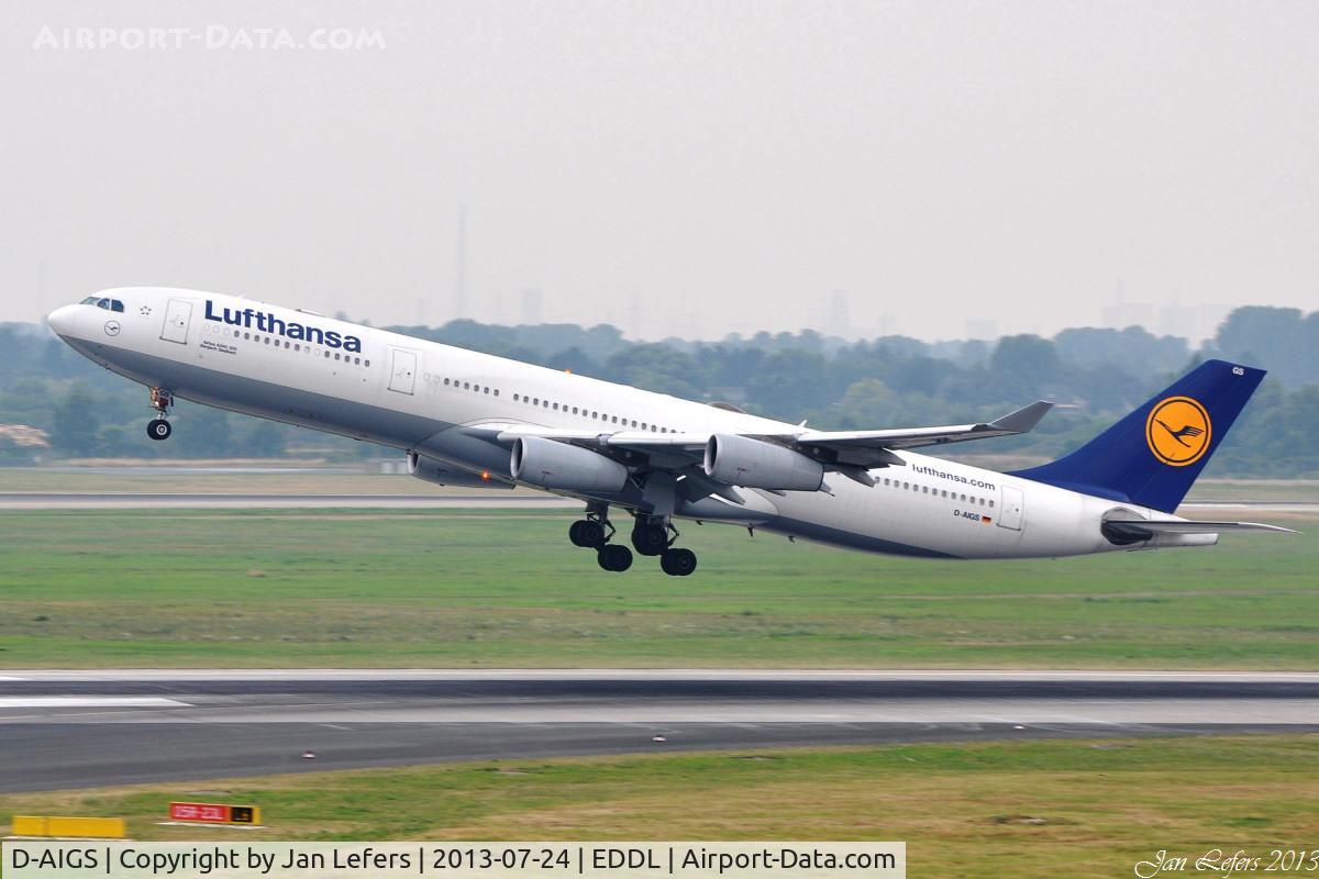 D-AIGS, 1999 Airbus A340-313 C/N 297, Lufthansa