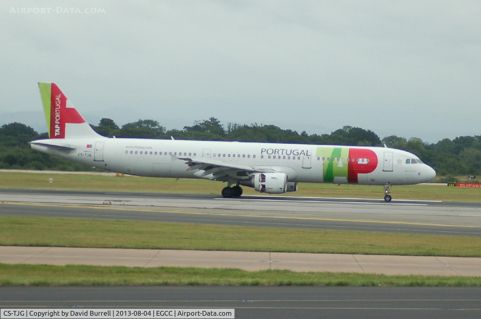 CS-TJG, 2002 Airbus A321-211 C/N 1713, TAP Portugal Airbus A321-211 Landing at Manchester Airport.