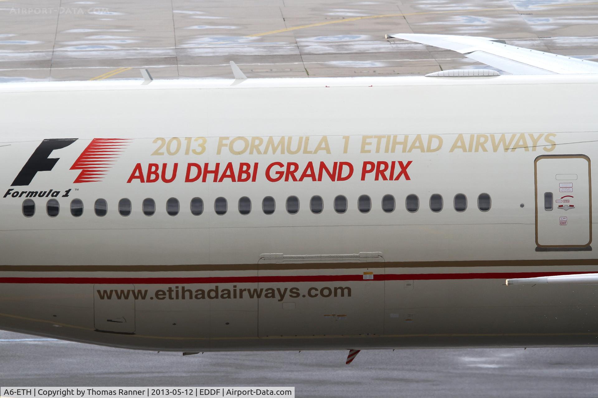 A6-ETH, 2011 Boeing 777-3FX/ER C/N 39683, Etihad B777