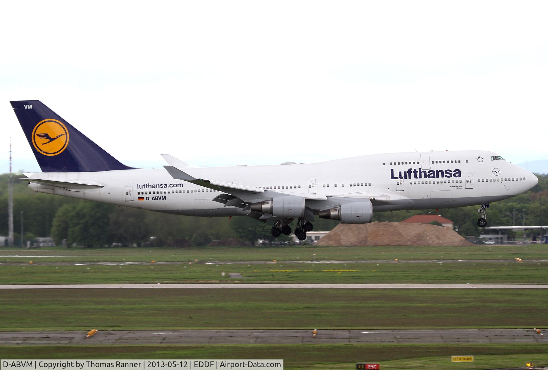 D-ABVM, 1998 Boeing 747-430 C/N 29101, Lufthansa B747