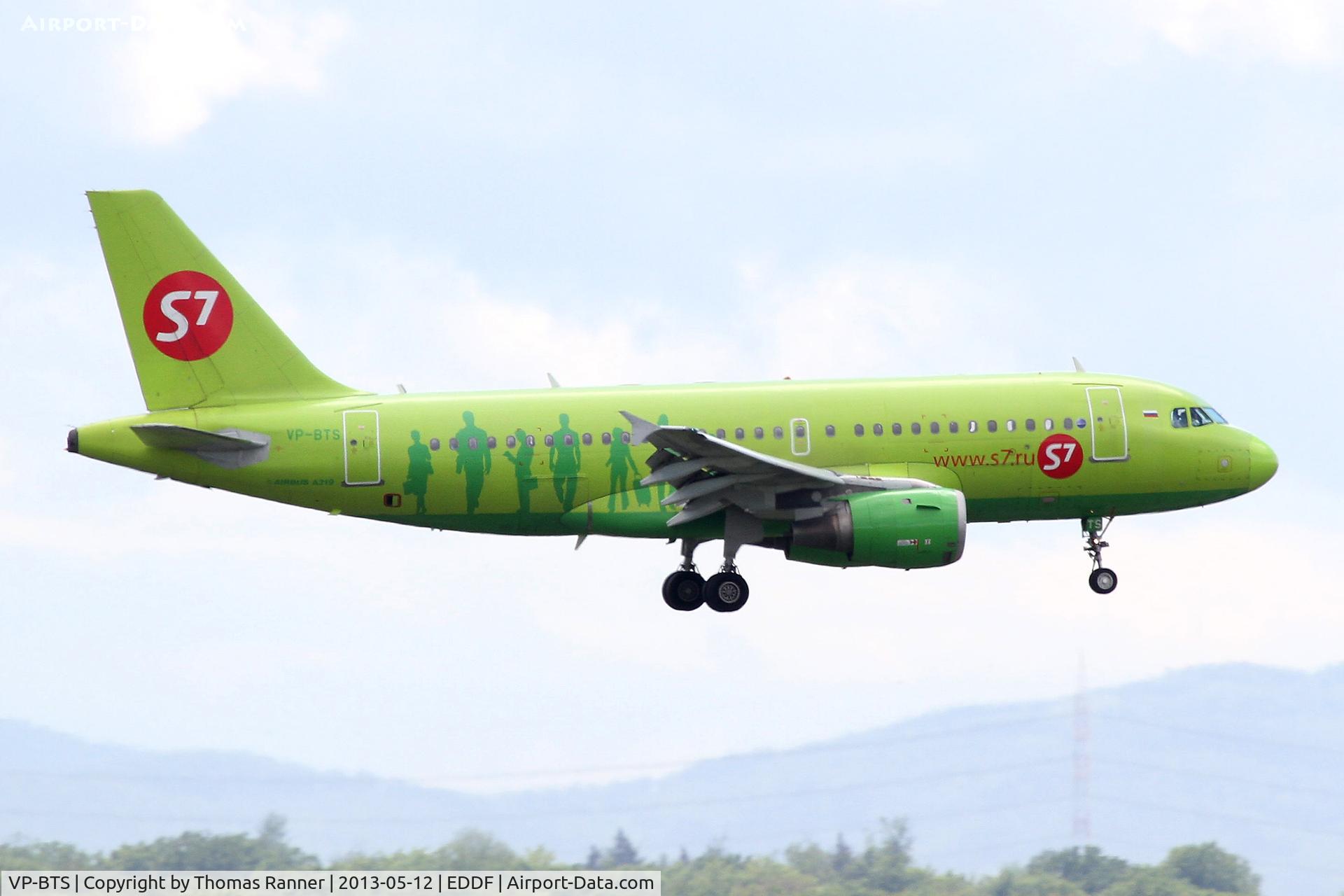 VP-BTS, 2000 Airbus A319-114 C/N 1164, S7 Airlines A319