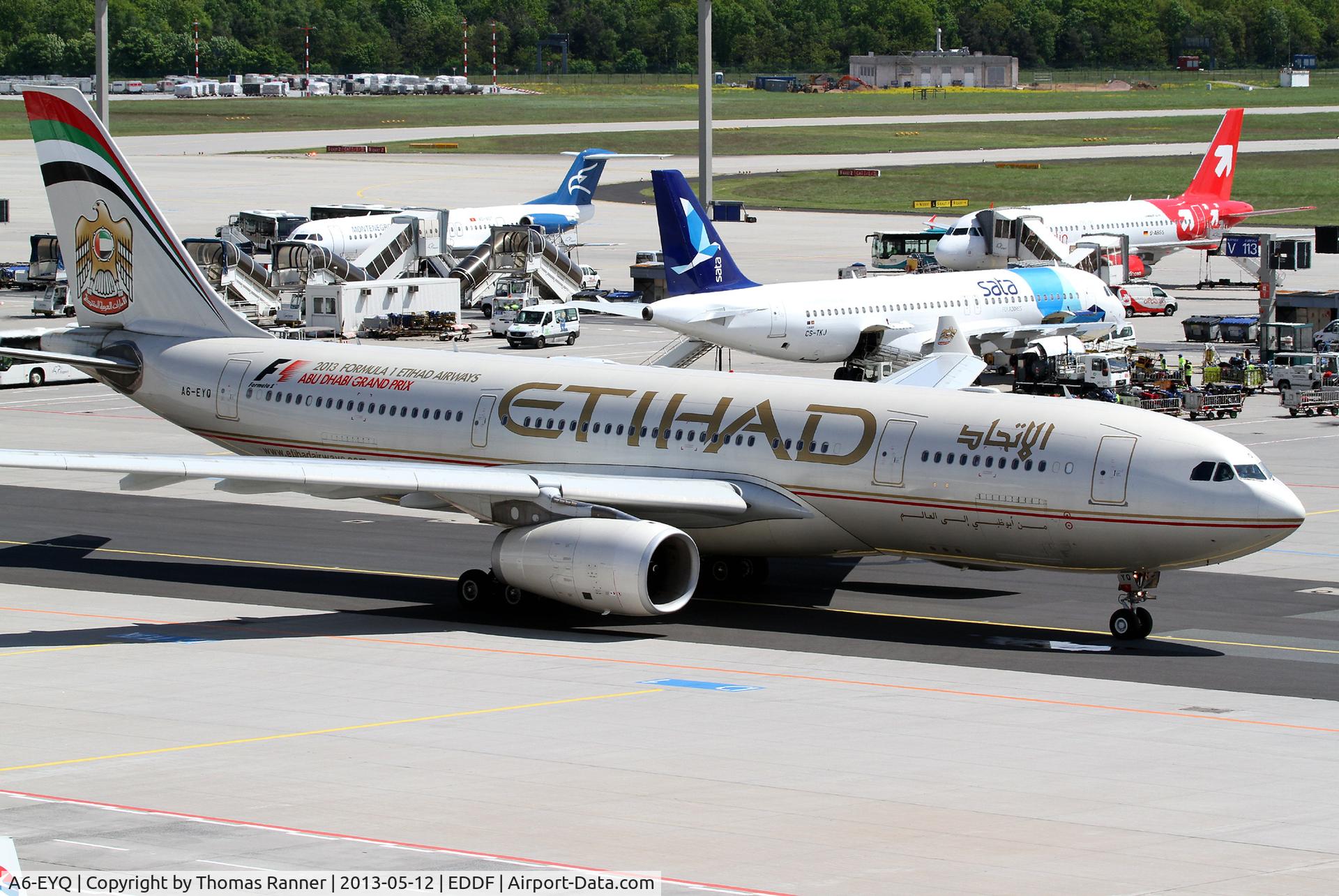 A6-EYQ, 2007 Airbus A330-243 C/N 868, Etihad A330
