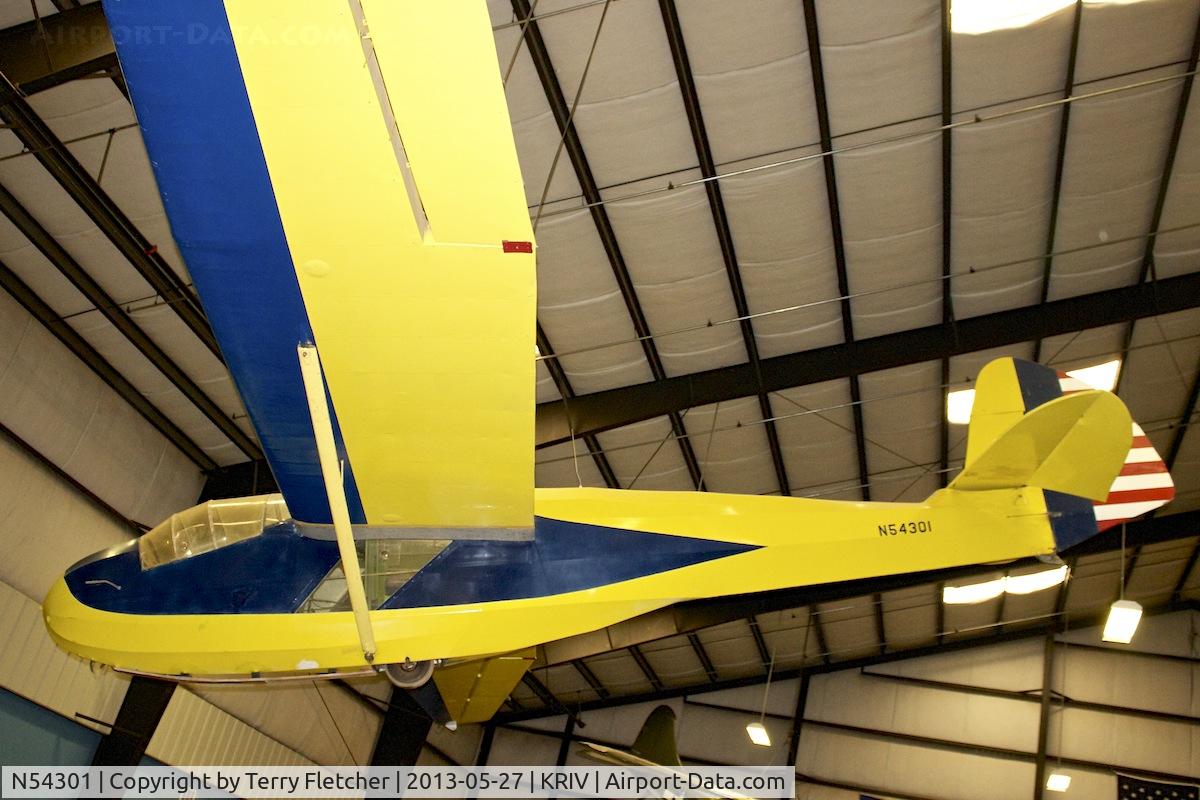 N54301, 1941 Schweizer SGS 2-8 C/N 15, At March AFB Museum , California