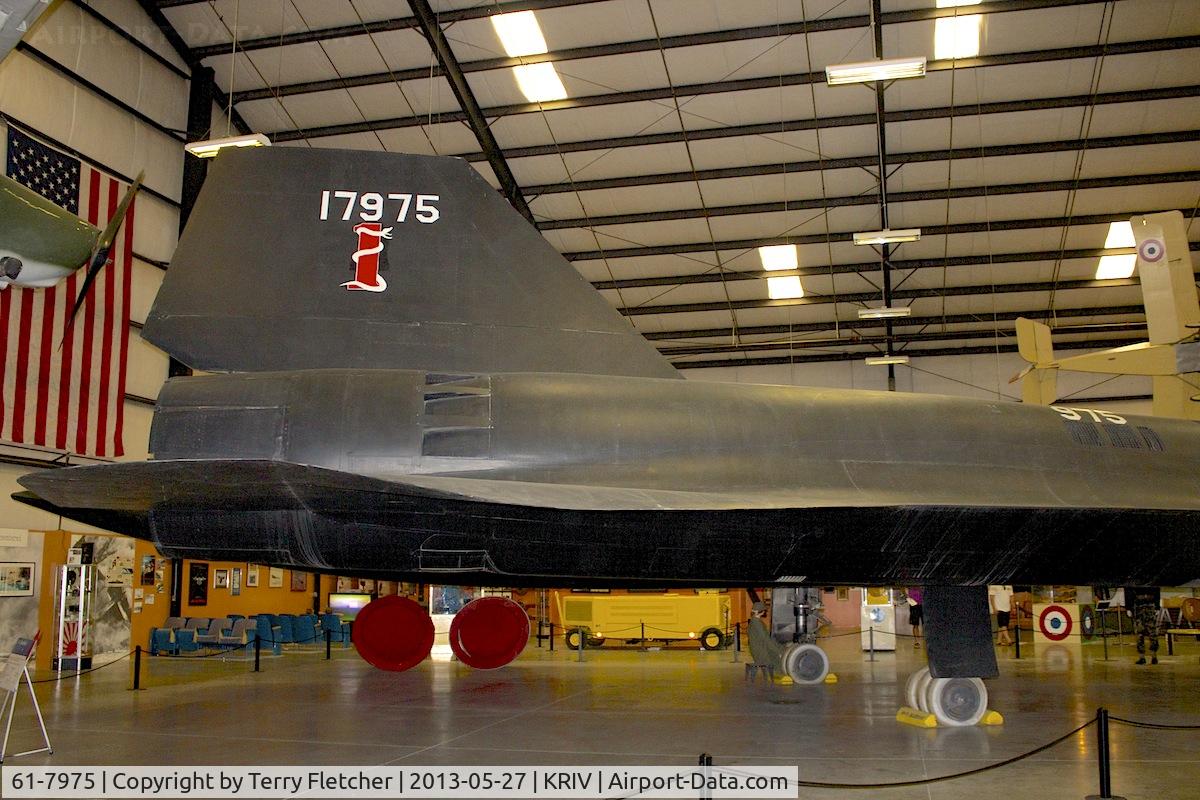 61-7975, 1961 Lockheed SR-71A Blackbird C/N 2026, At March AFB Museum , California