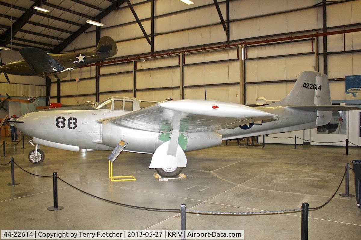 44-22614, 1944 Bell P-59A Airacomet C/N 27-22, At March AFB Museum , California