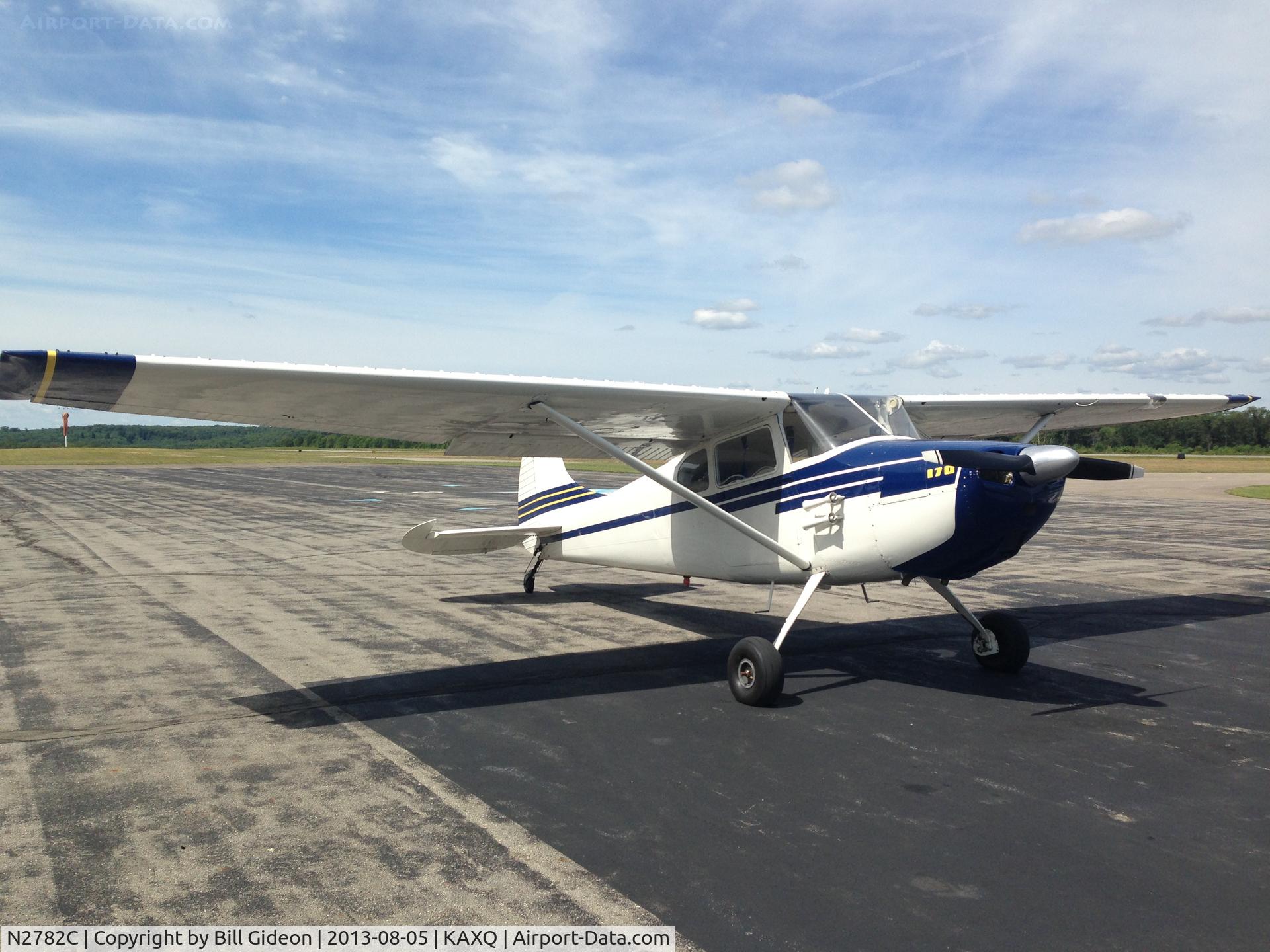 N2782C, 1954 Cessna 170B C/N 26326, Clarion County, PA