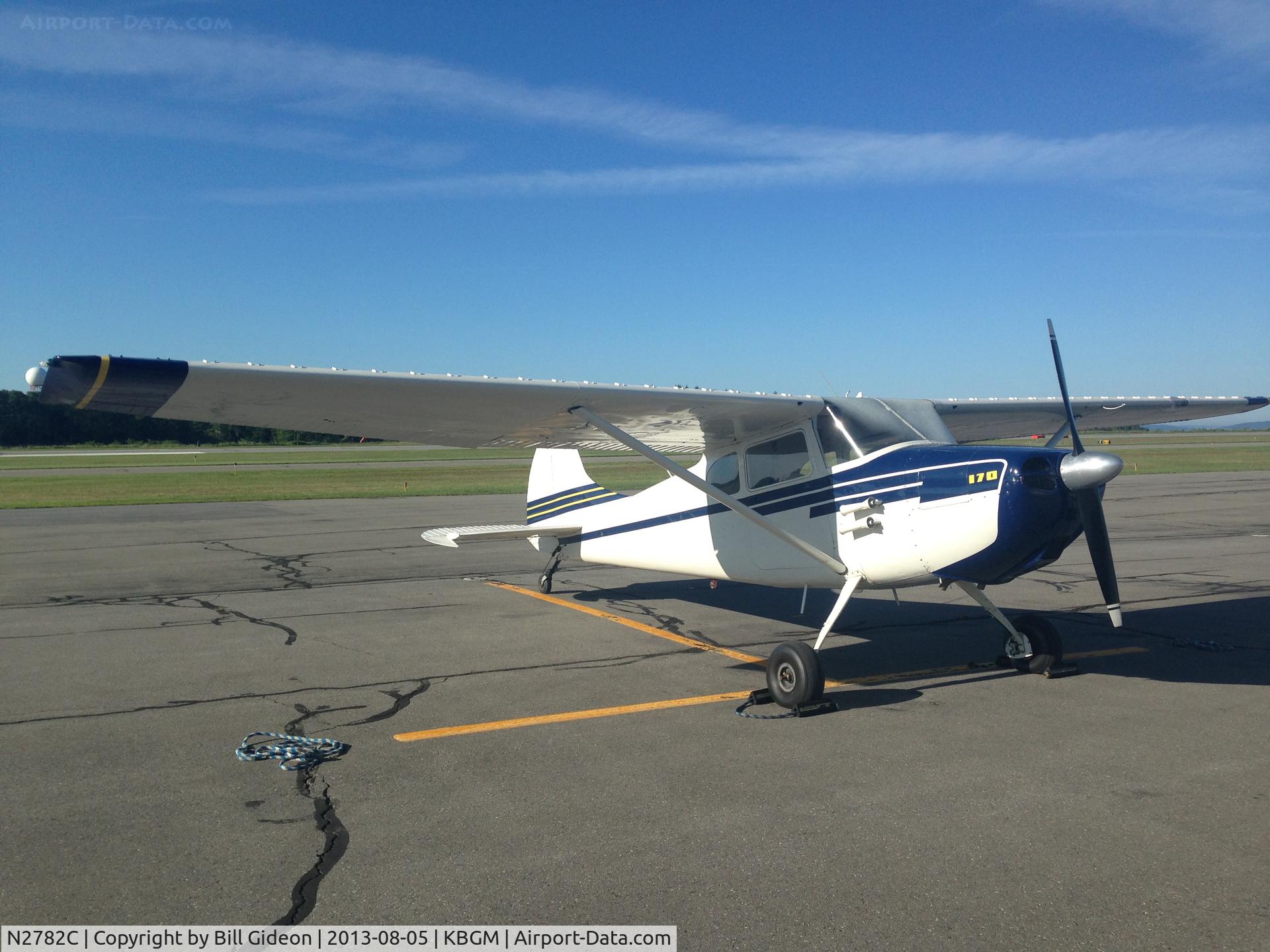 N2782C, 1954 Cessna 170B C/N 26326, Binghamton, NY