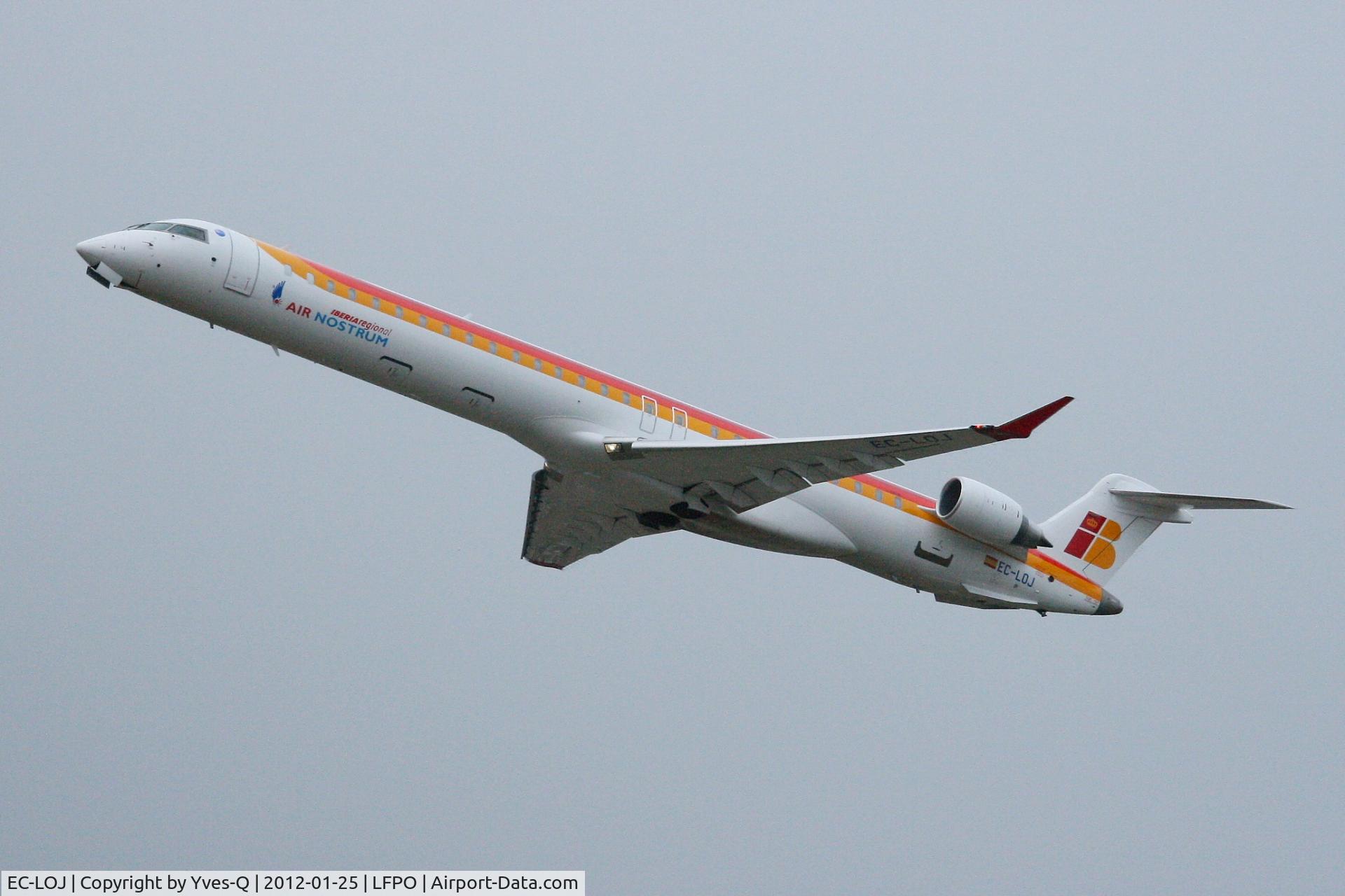 EC-LOJ, 2011 Bombardier CRJ-1000ER NG (CL-600-2E25) C/N 19018, Canadair CL-600-2E25 Regional Jet CRJ-1000, Paris Orly Airport (LFPO-ORY)