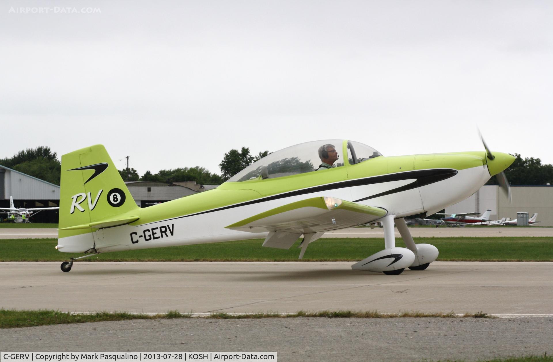 C-GERV, 2002 Vans RV-8 C/N 81117, Vans RV-8