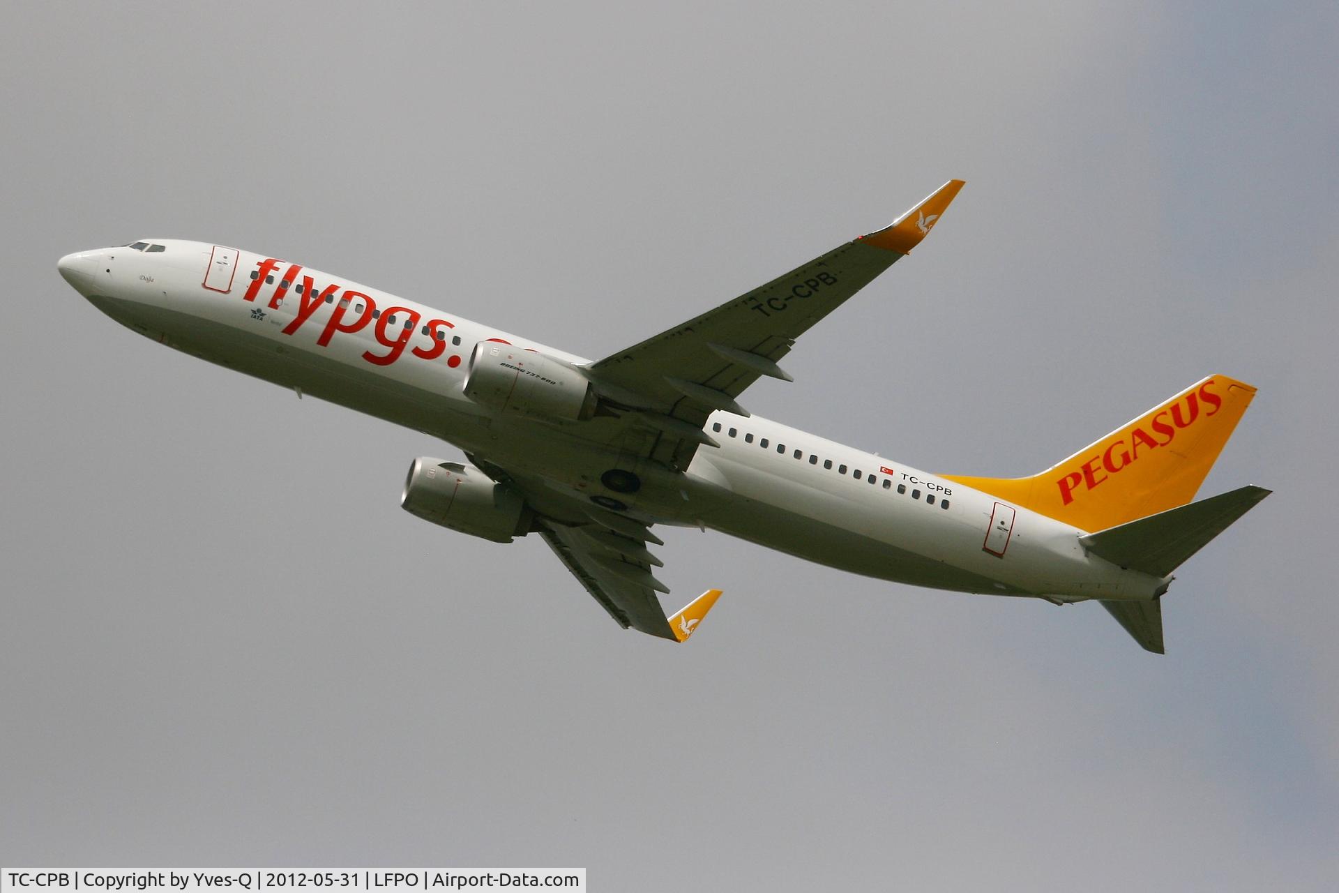 TC-CPB, 2012 Boeing 737-82R C/N 38177, Boeing 737-82R, Paris Orly Airport (LFPO-ORY)