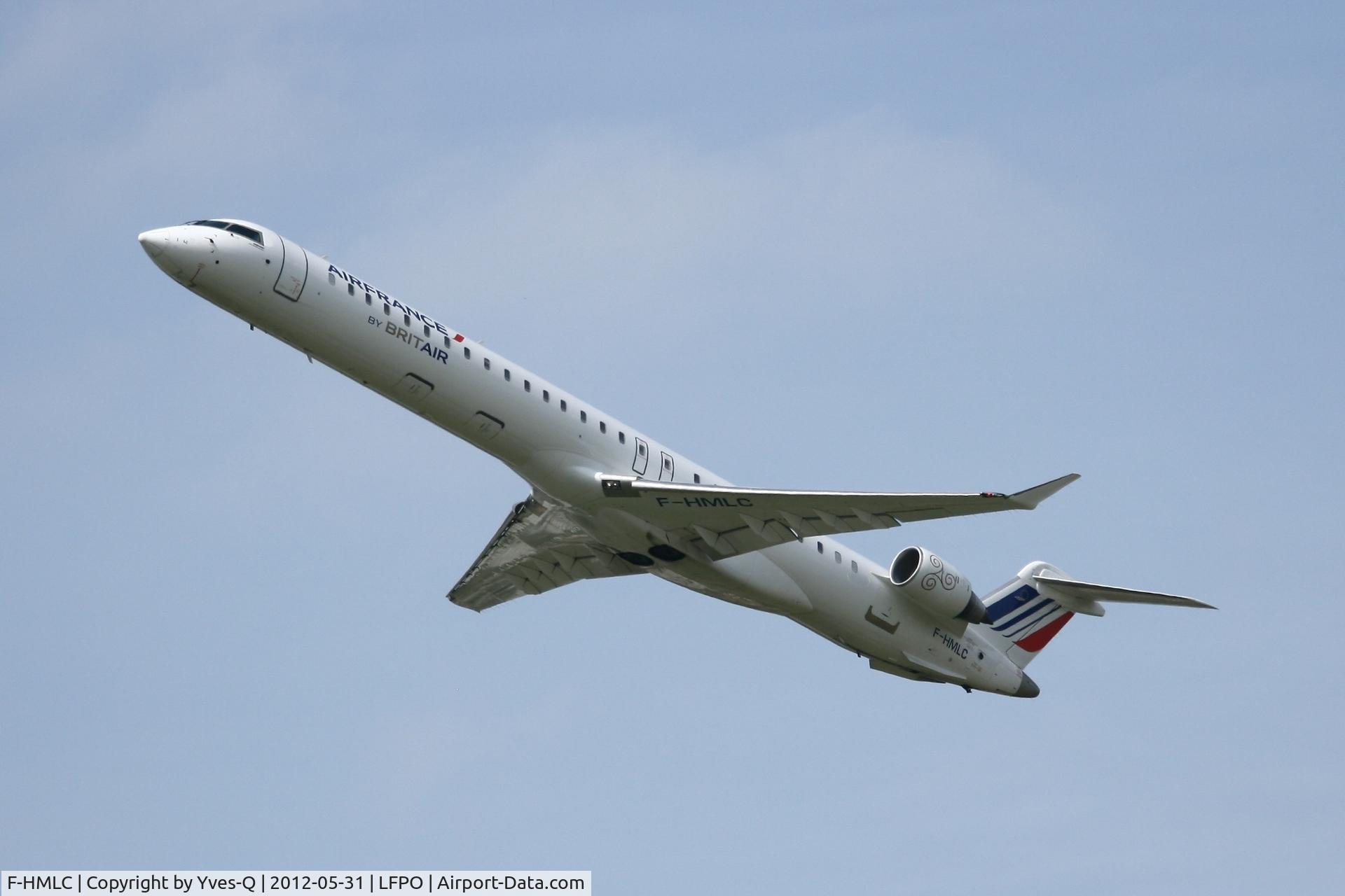 F-HMLC, 2010 Bombardier CRJ-1000EL NG (CL-600-2E25) C/N 19006, Bombardier CRJ-1000, Paris Orly Airport (LFPO-ORY)