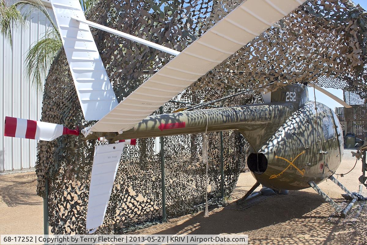 68-17252, 1968 Hughes OH-6A Cayuse C/N 1212, At the March Field Air Museum , Riverside , California