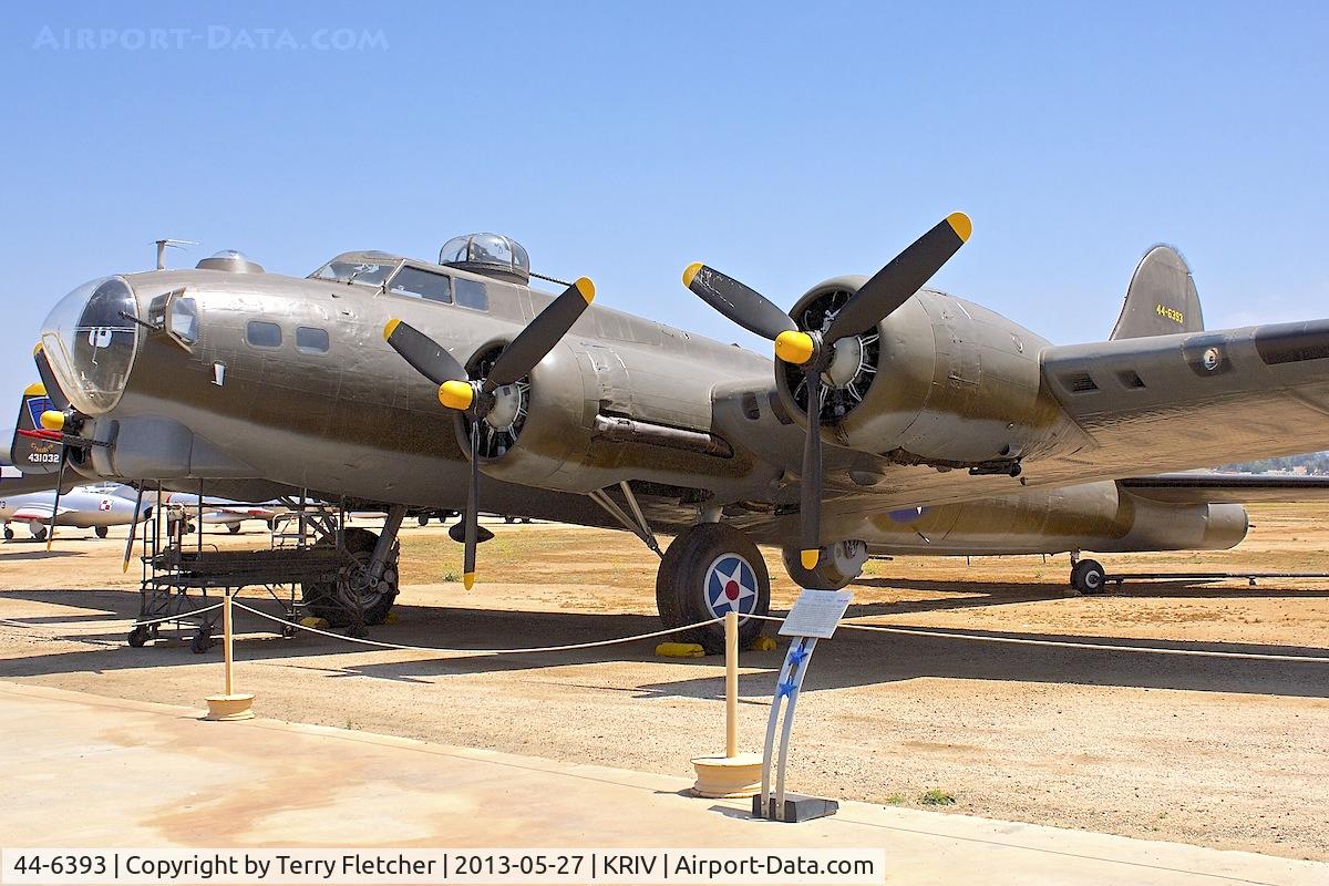 44-6393, 1944 Boeing B-17G Flying Fortress C/N 22616, At March Field Air Museum , Riverside , California
