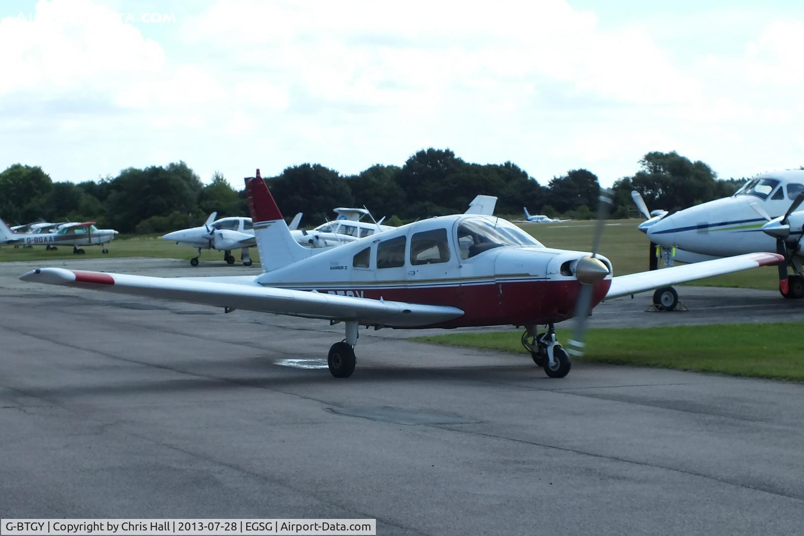 G-BTGY, 1982 Piper PA-28-161 Cherokee Warrior II C/N 28-8216199, Stapleford Flying Club