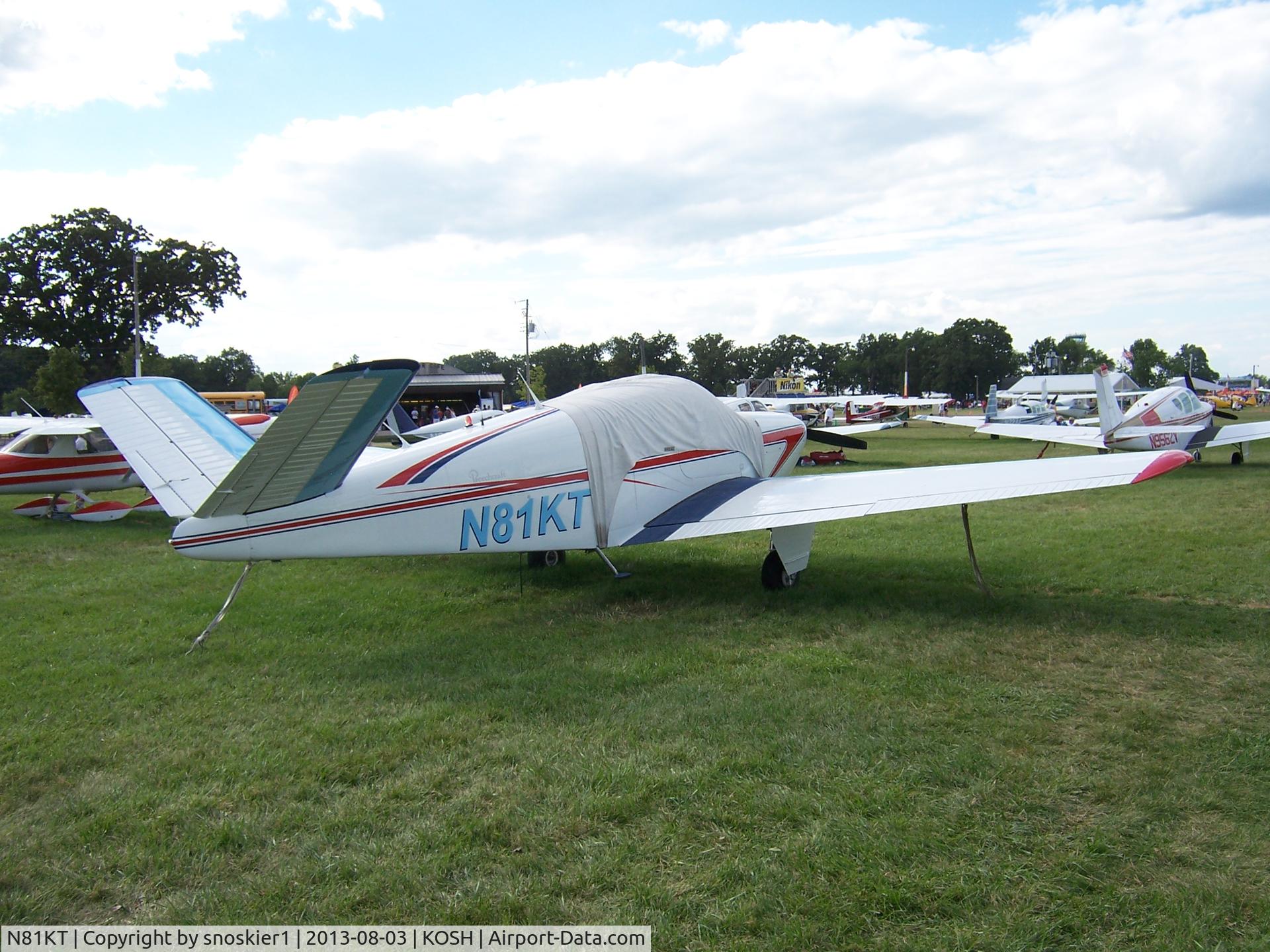 N81KT, 1956 Beech G35 Bonanza C/N D-4652, Airventure - Vintage parking