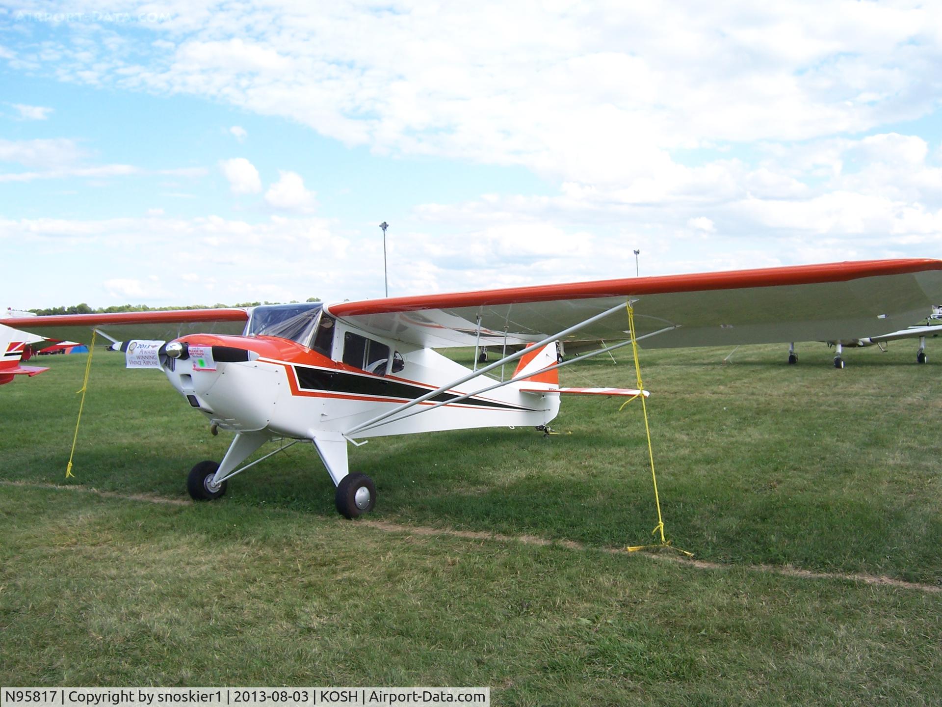 N95817, 1946 Taylorcraft BC12-D C/N 8117, Airventure - Vintage parking