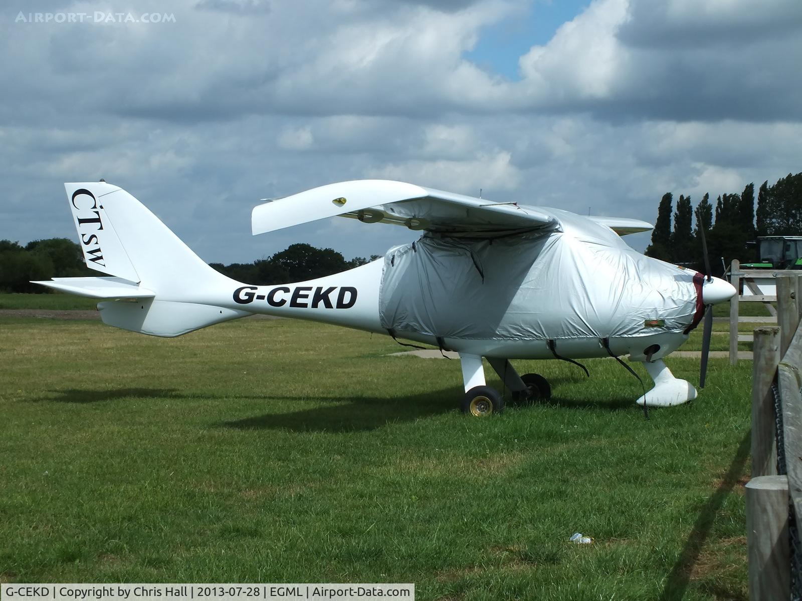G-CEKD, 2007 Flight Design CTSW C/N 8255, at Daymn's Hall Farm, Upminster, Essex