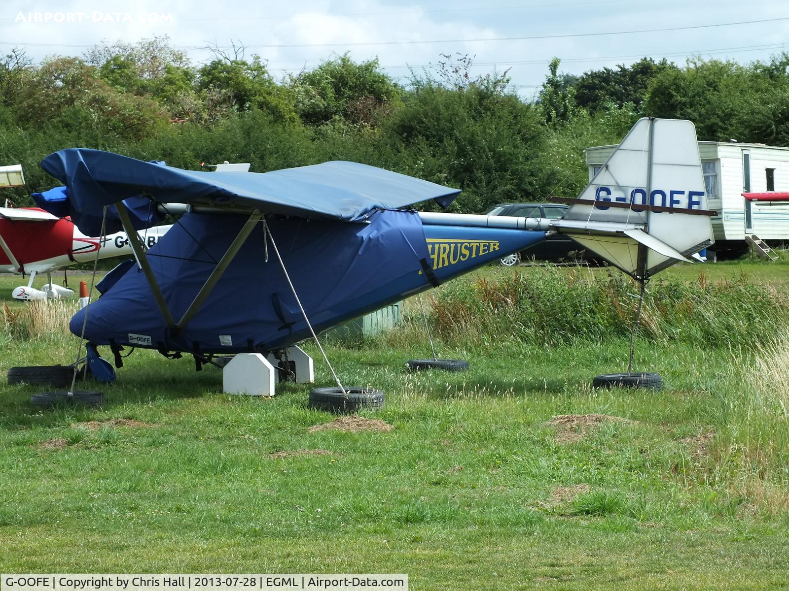 G-OOFE, 2003 Thruster T600N 450 C/N 0036-T600N-087, at Daymn's Hall Farm, Upminster, Essex
