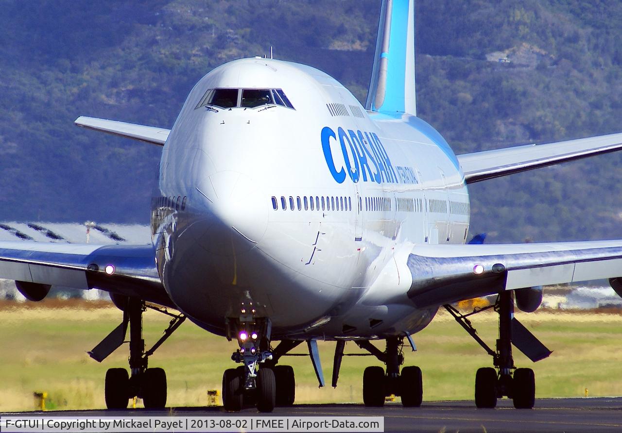 F-GTUI, 1992 Boeing 747-422 C/N 26875, Just landing on rwy 12