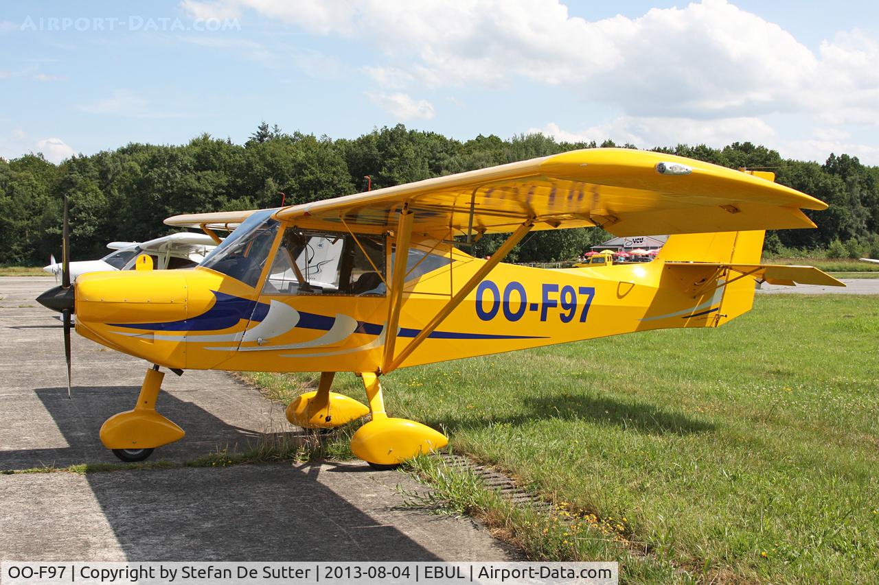 OO-F97, 2008 Lambert Mission M106 C/N 0003, Parked at Aero Club Brugge.