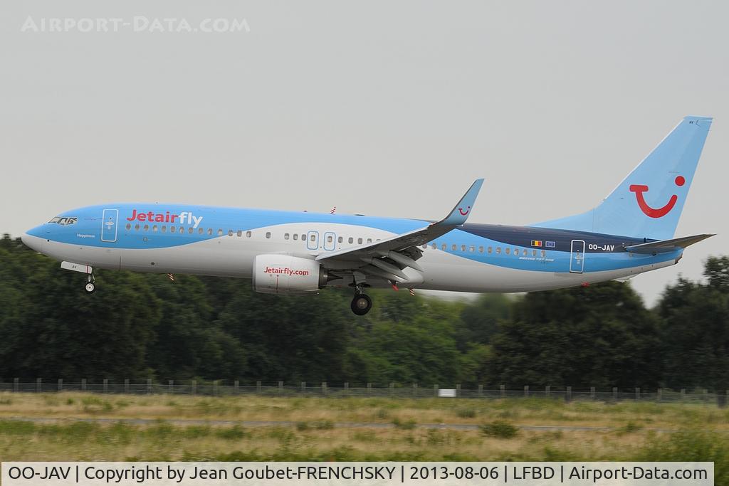 OO-JAV, 2013 Boeing 737-8K5 C/N 40943, TAB2891 landing 05 from Marrakech