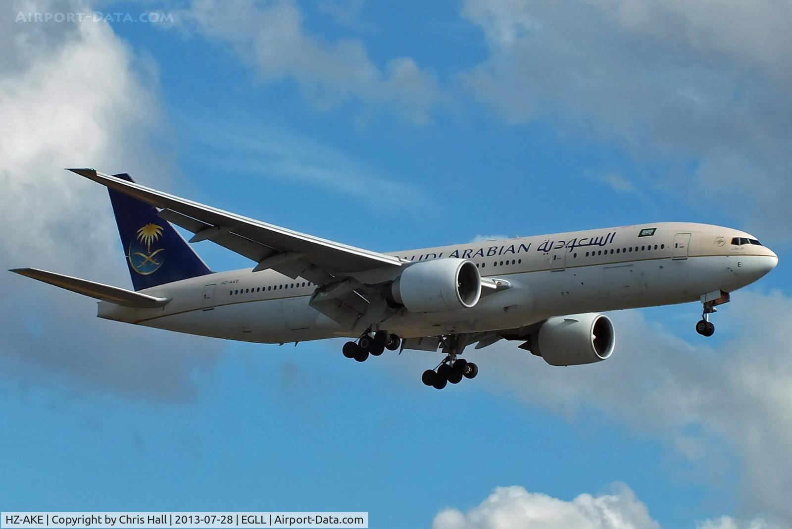 HZ-AKE, 1997 Boeing 777-268/ER C/N 28348, Saudi Arabian Airlines