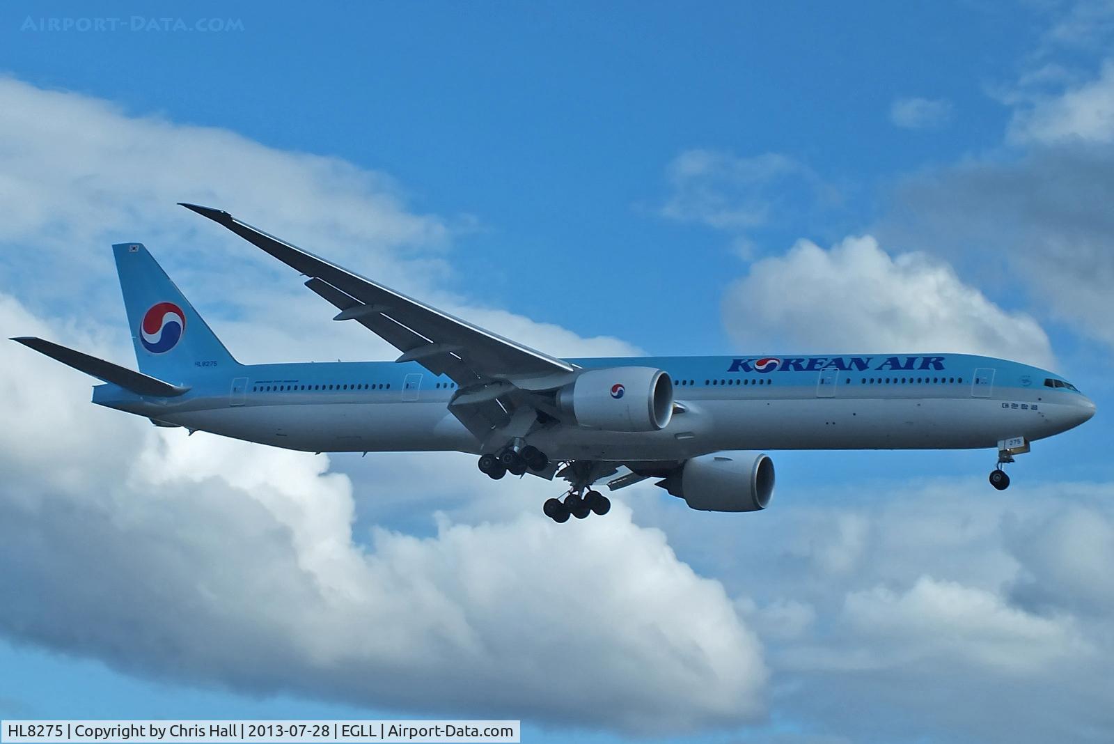 HL8275, 2013 Boeing 777-3B5/ER C/N 37651, Korean Air Lines