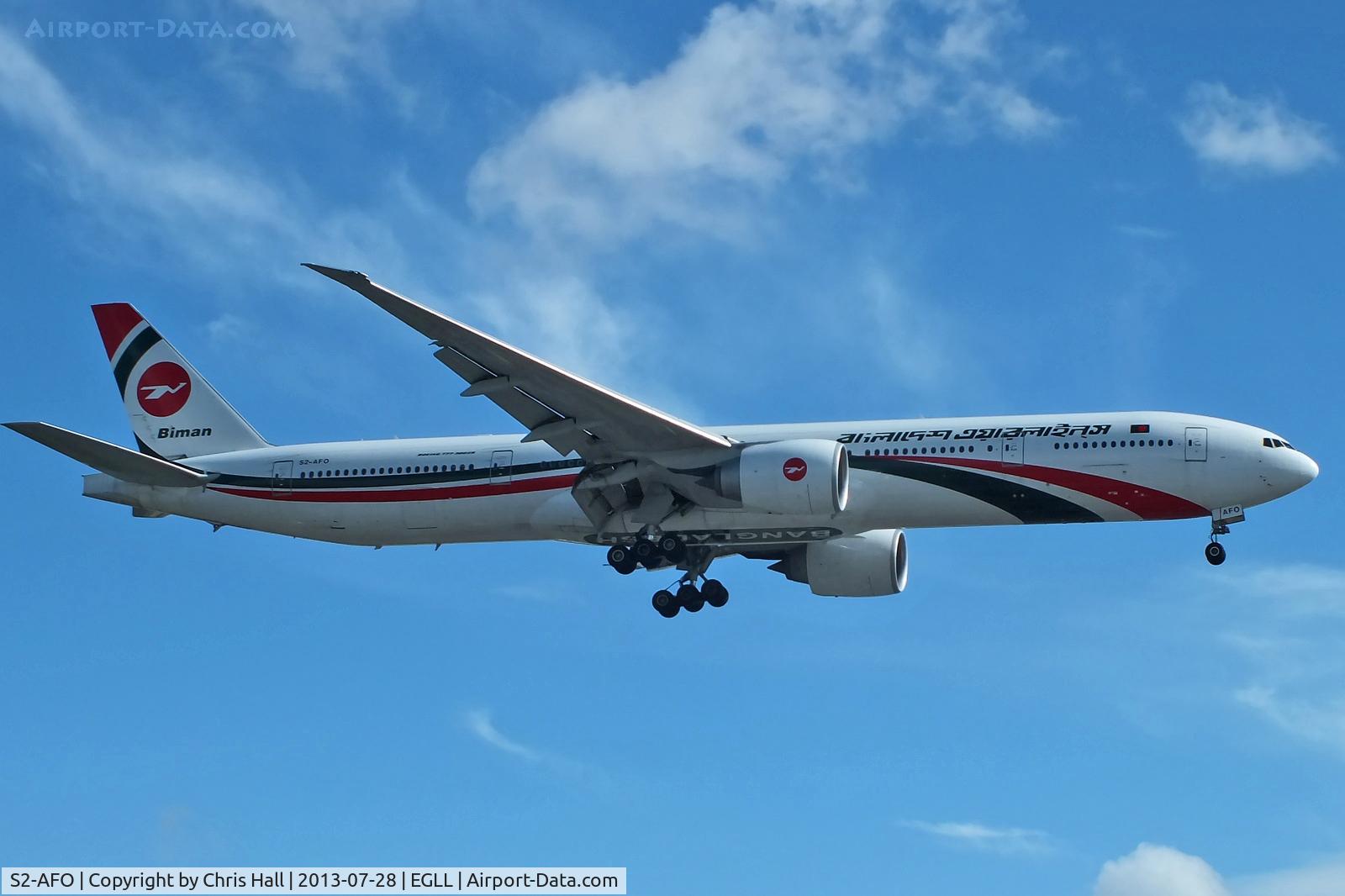 S2-AFO, 2011 Boeing 777-3E9/ER C/N 40122, Biman Bangladesh Airlines