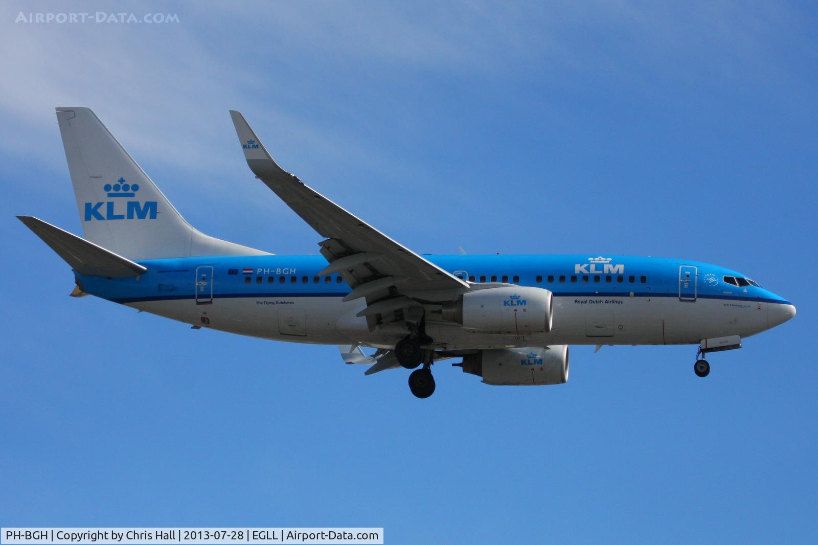 PH-BGH, 2009 Boeing 737-7K2 C/N 38053, KLM Royal Dutch Airlines