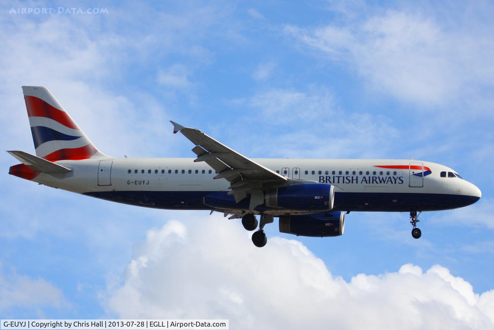 G-EUYJ, 2010 Airbus A320-232 C/N 4464, British Airways