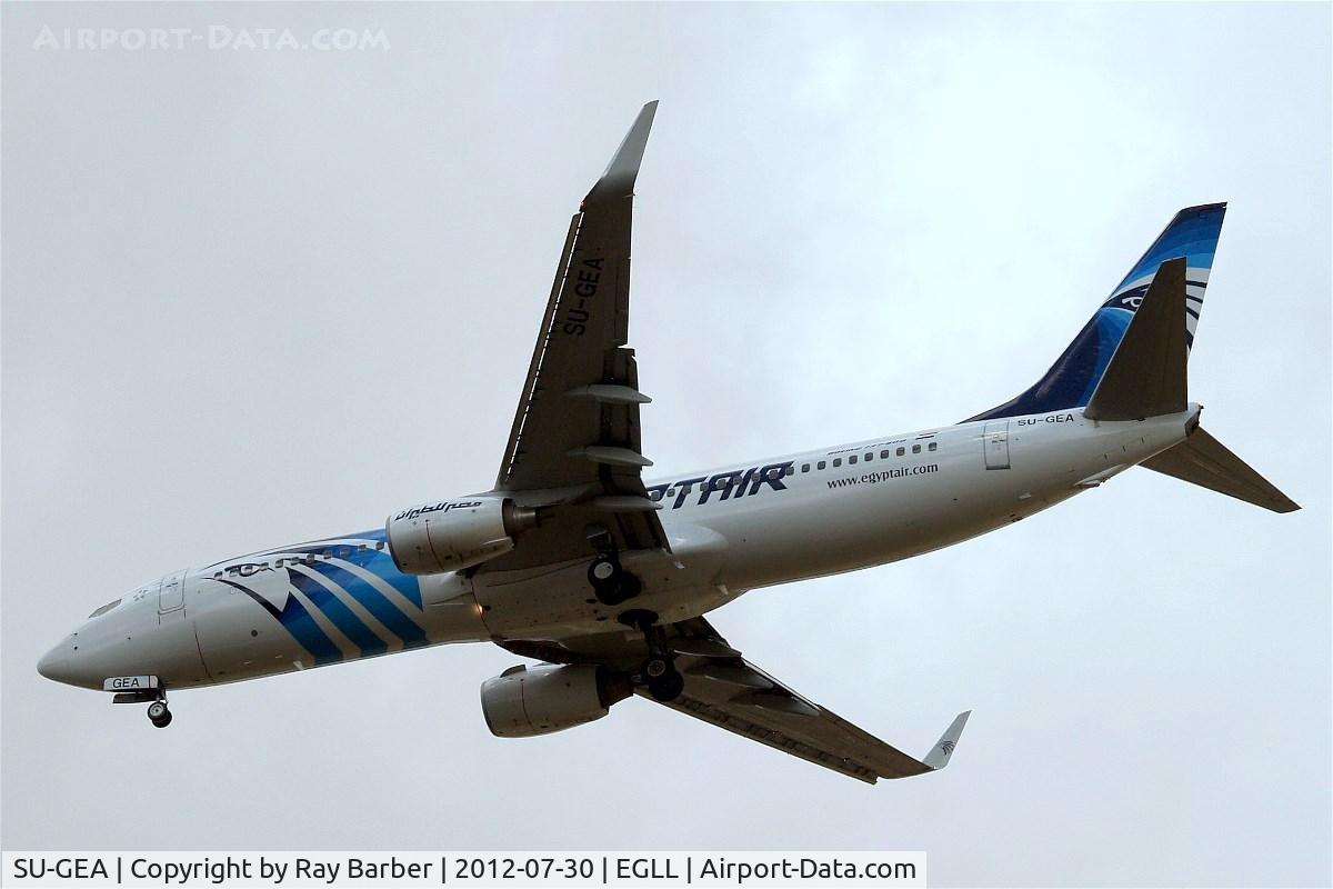 SU-GEA, 2010 Boeing 737-866 C/N 40760, Boeing 737-866 [40760] (EgyptAir) Home~G 30/07/2012