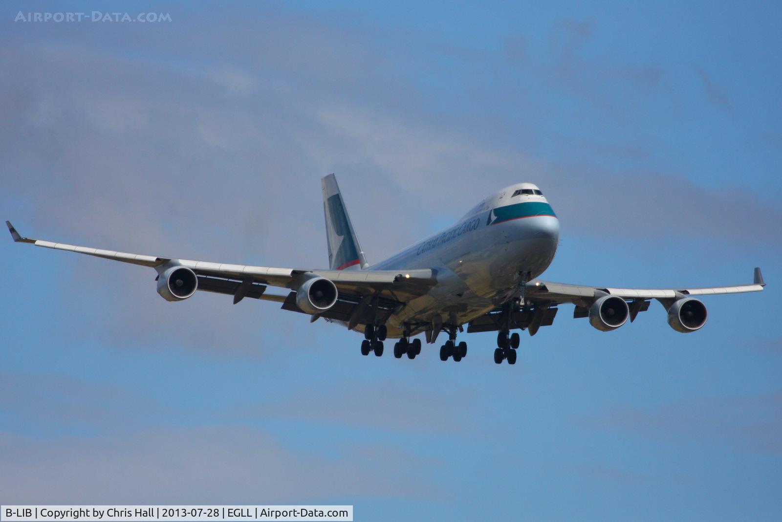 B-LIB, 2008 Boeing 747-467ERF C/N 36867, Cathay Pacific