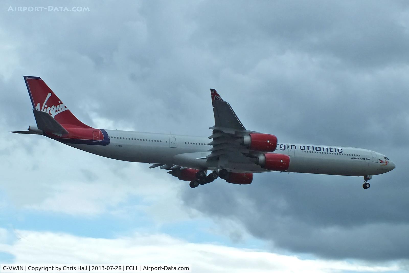 G-VWIN, 2006 Airbus A340-642 C/N 736, Virgin Atlantic Airways