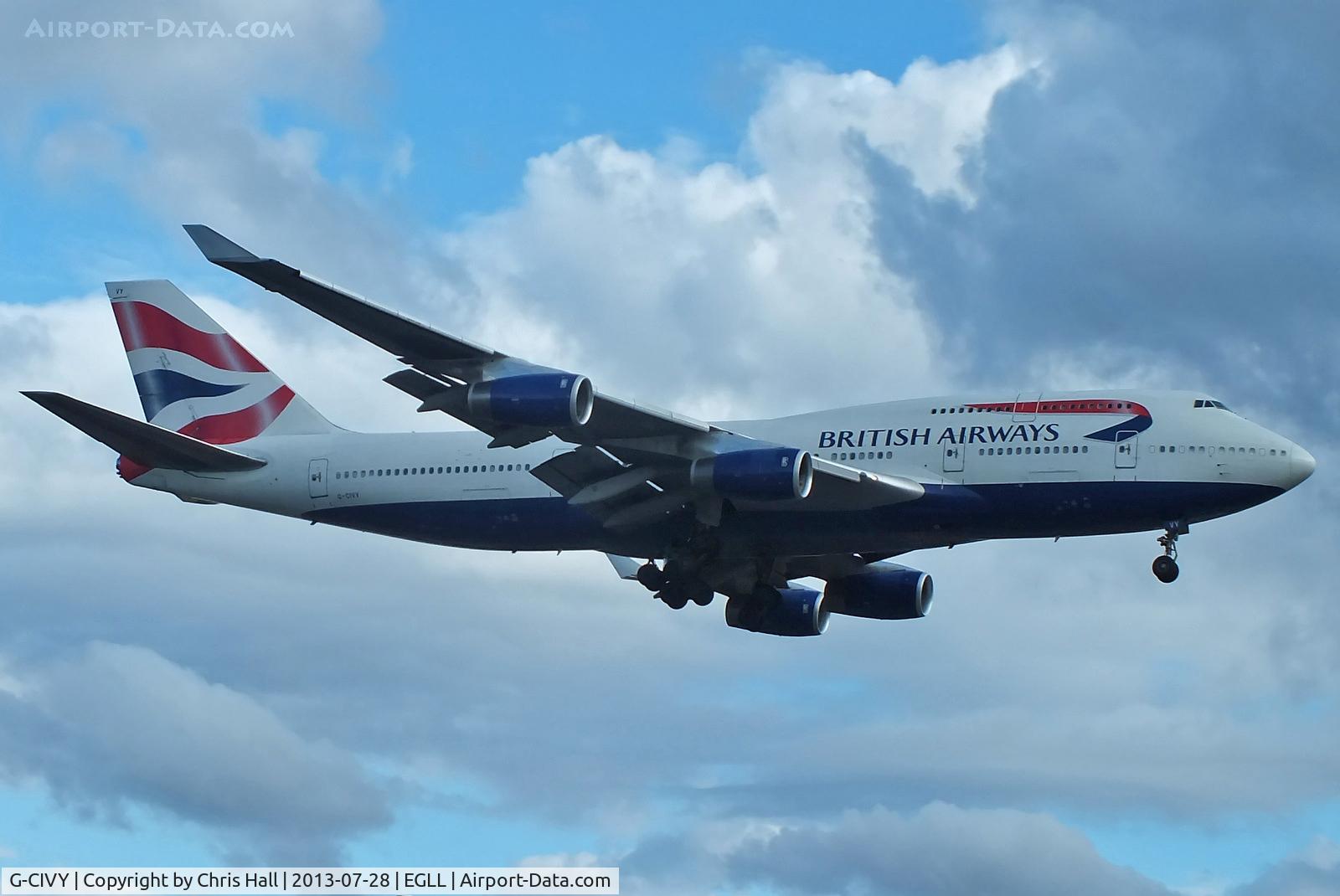 G-CIVY, 1998 Boeing 747-436 C/N 28853, British Airways