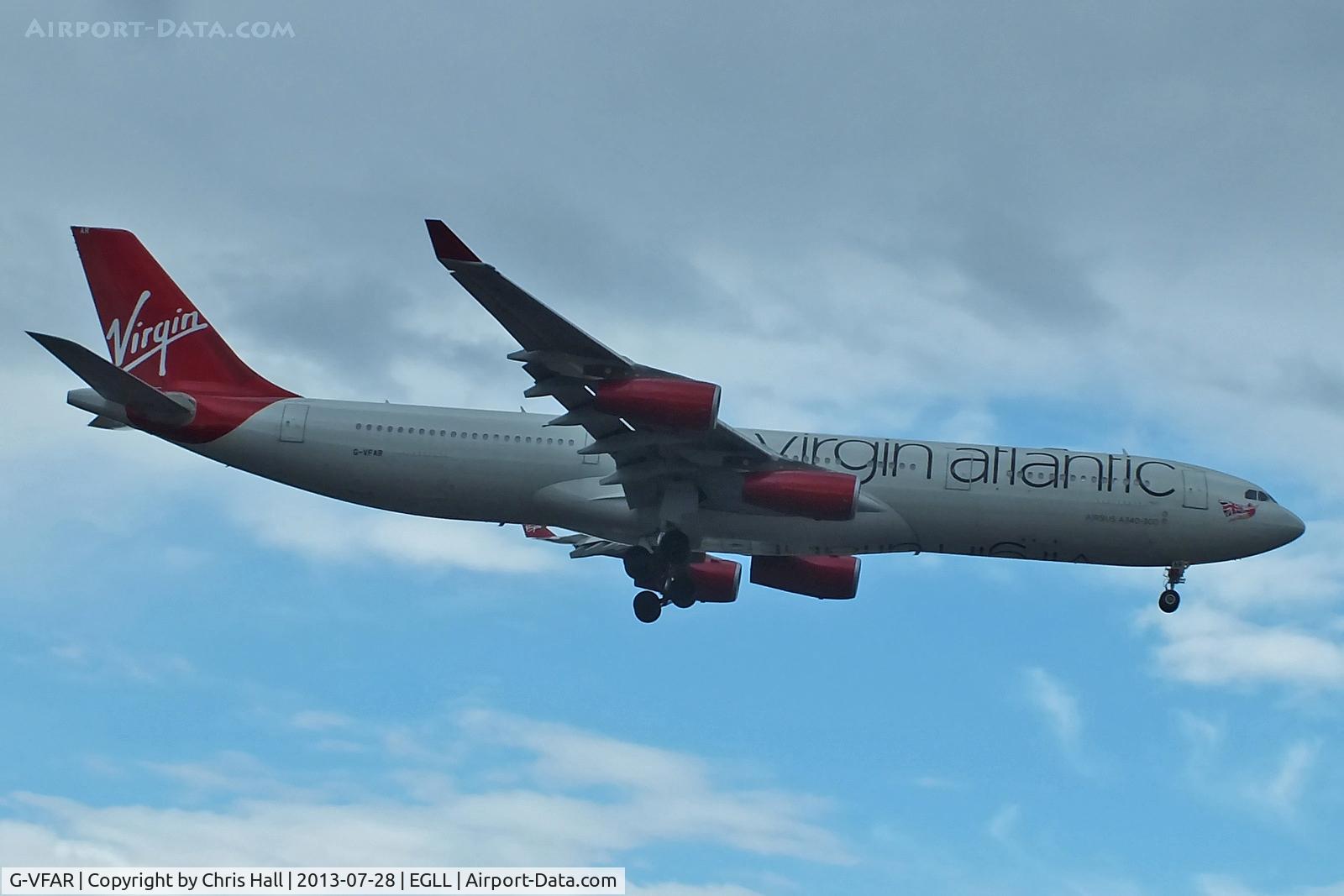 G-VFAR, 1998 Airbus A340-313X C/N 225, Virgin Atlantic Airways